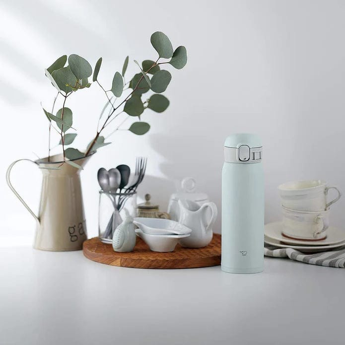 Zojirushi Stainless Steel Vacuum Bottle 0.48L - Ice Gray