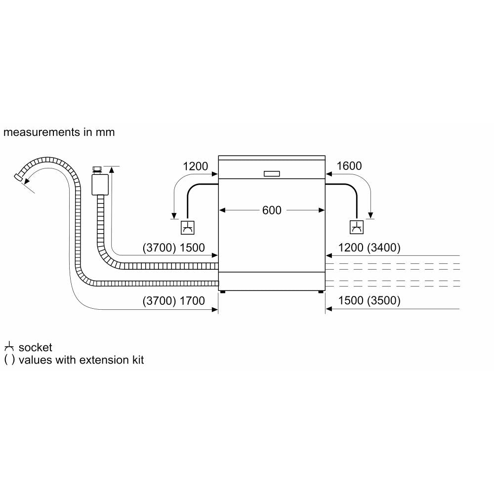 Bosch Series 4 Freestanding Dishwasher 60cm