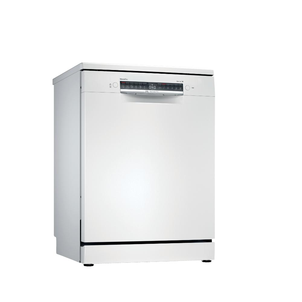 Bosch 60 cm Freestanding Dishwasher, HomeConnect Via WLAN For Remote Monitoring and Control-SMS4HMW26M"Min 1 year manufacturer warranty