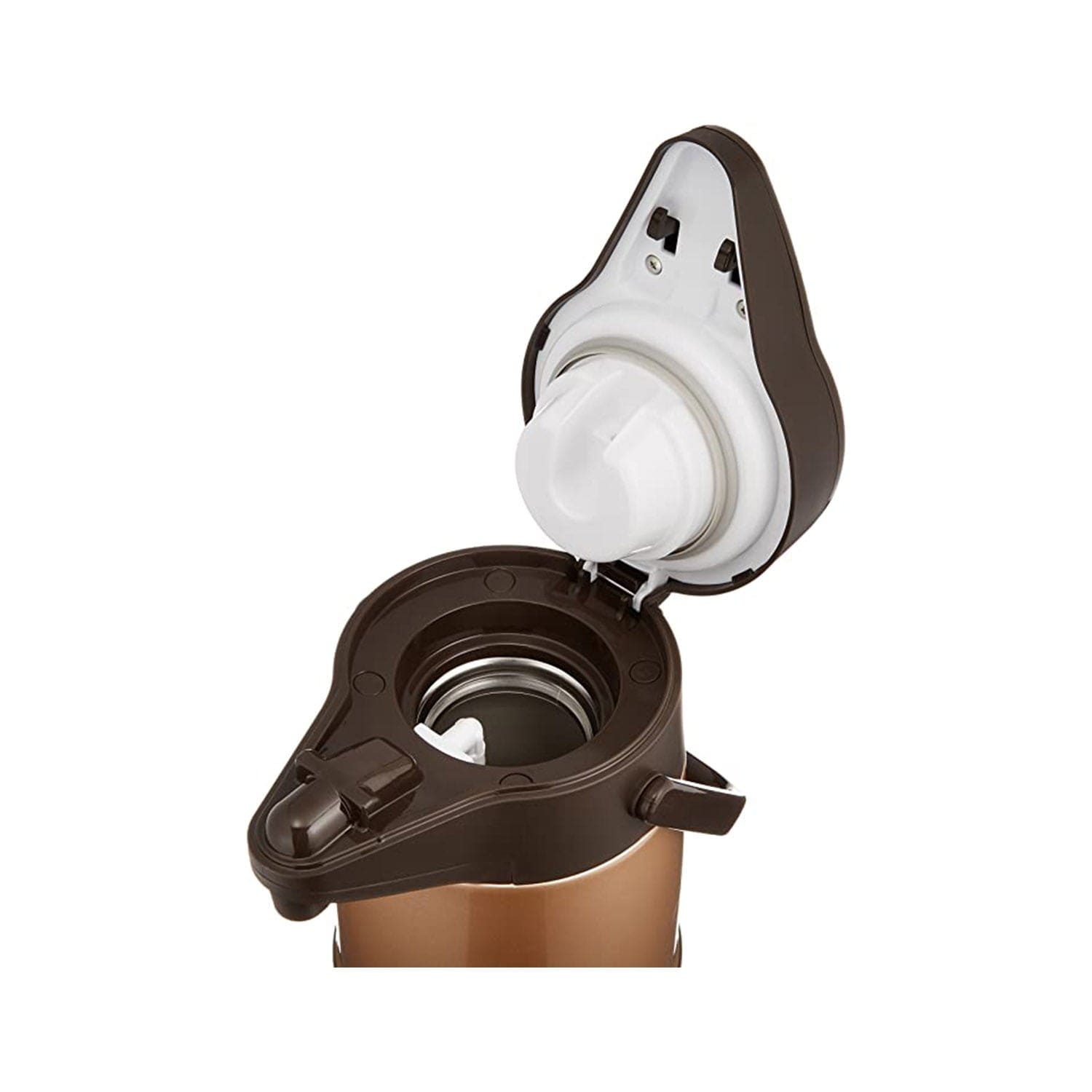 Zojirushi Airpot Stainless Steel Beverage Dispenser, 2-2 Ltr Capacity, Beige Gold