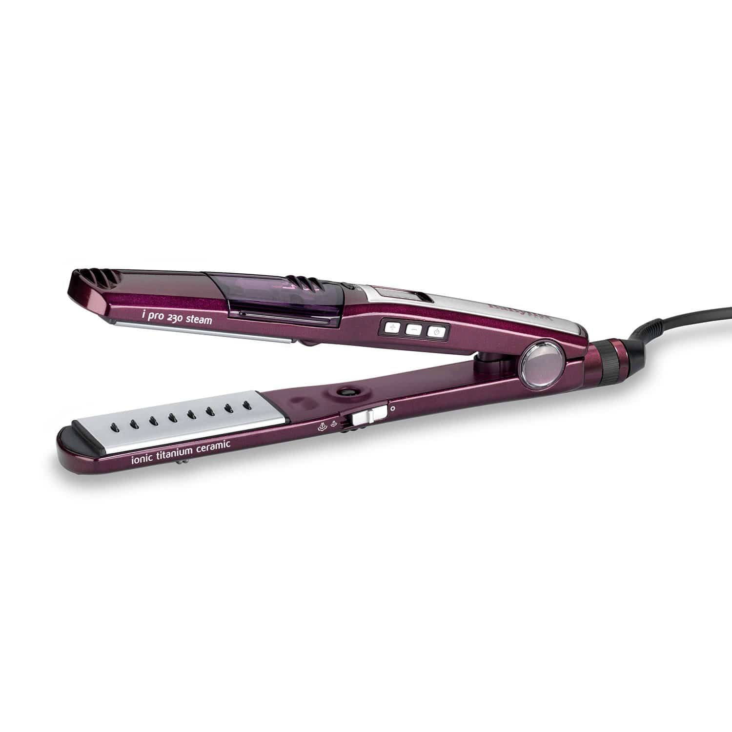 BABYLISS مشط مملس الشعر بالبخار I-PRO 230 قابل للسحب - ST395SDE