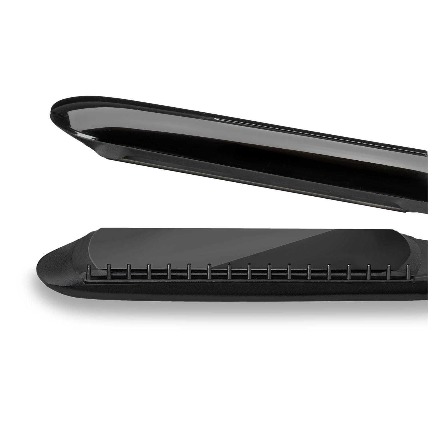 BaByliss Sleek Control Hair Straightener For Women | Built-in 35mm Elongated Tourmaline Ceramic Plates | 6 Adjustable Heat Settings From 140-235°C | Removable Comb & Auto Shut Off | ST397SDE (Black)