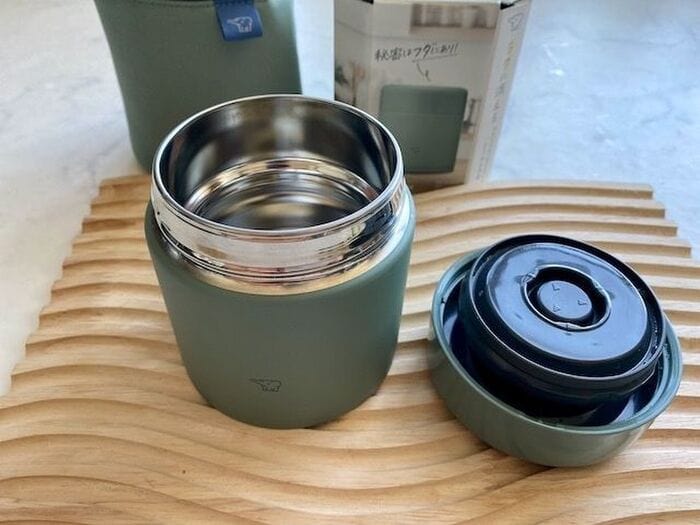Zojirushi Stainless Steel Food Jar 0.3L- Matte Green.