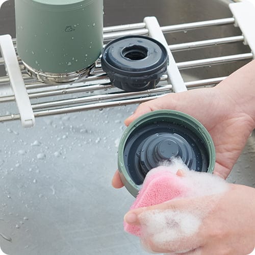 Zojirushi Stainless Steel Food Jar 0.4L- Matte Green.