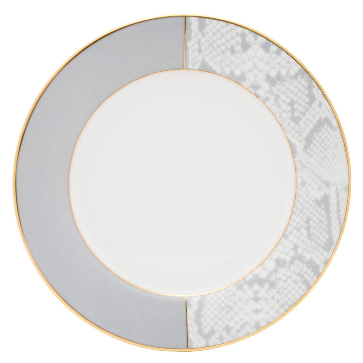Dankotuwa Porcelain Morgan Salad Plate - Denim Blue, 21 cm - MORG-511 - Jashanmal Home