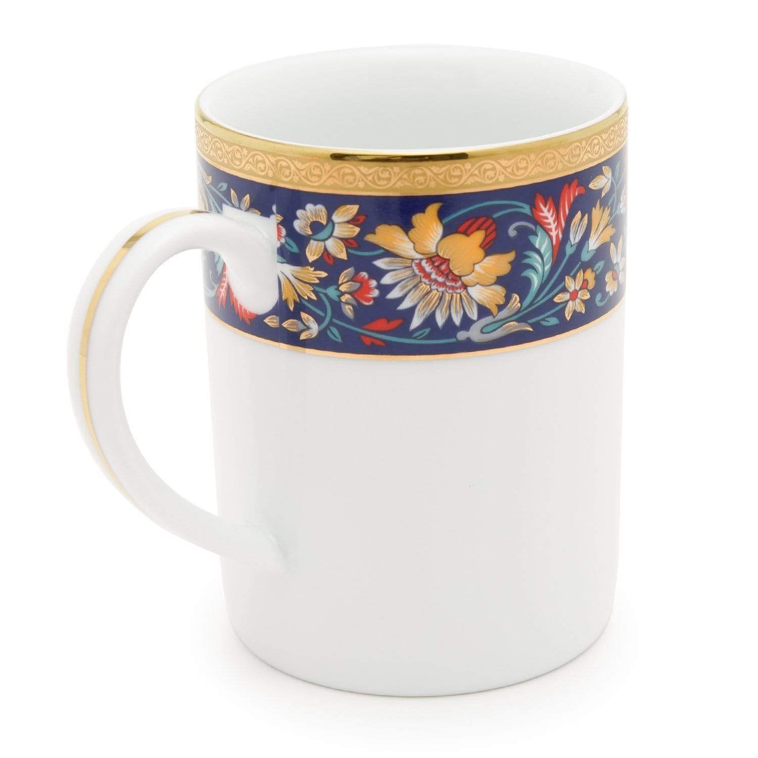 Dankotuwa Porcelain Clarice Coffee Mug - Amber and Gold - CLAR-688 - Jashanmal Home