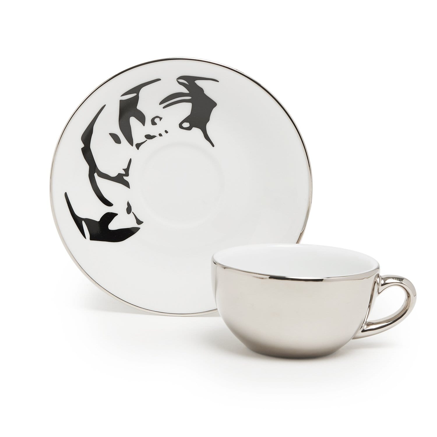 PENGUIN 6+6 COFFEE COFFEE CUP & SAUCER IN GIFT BOX