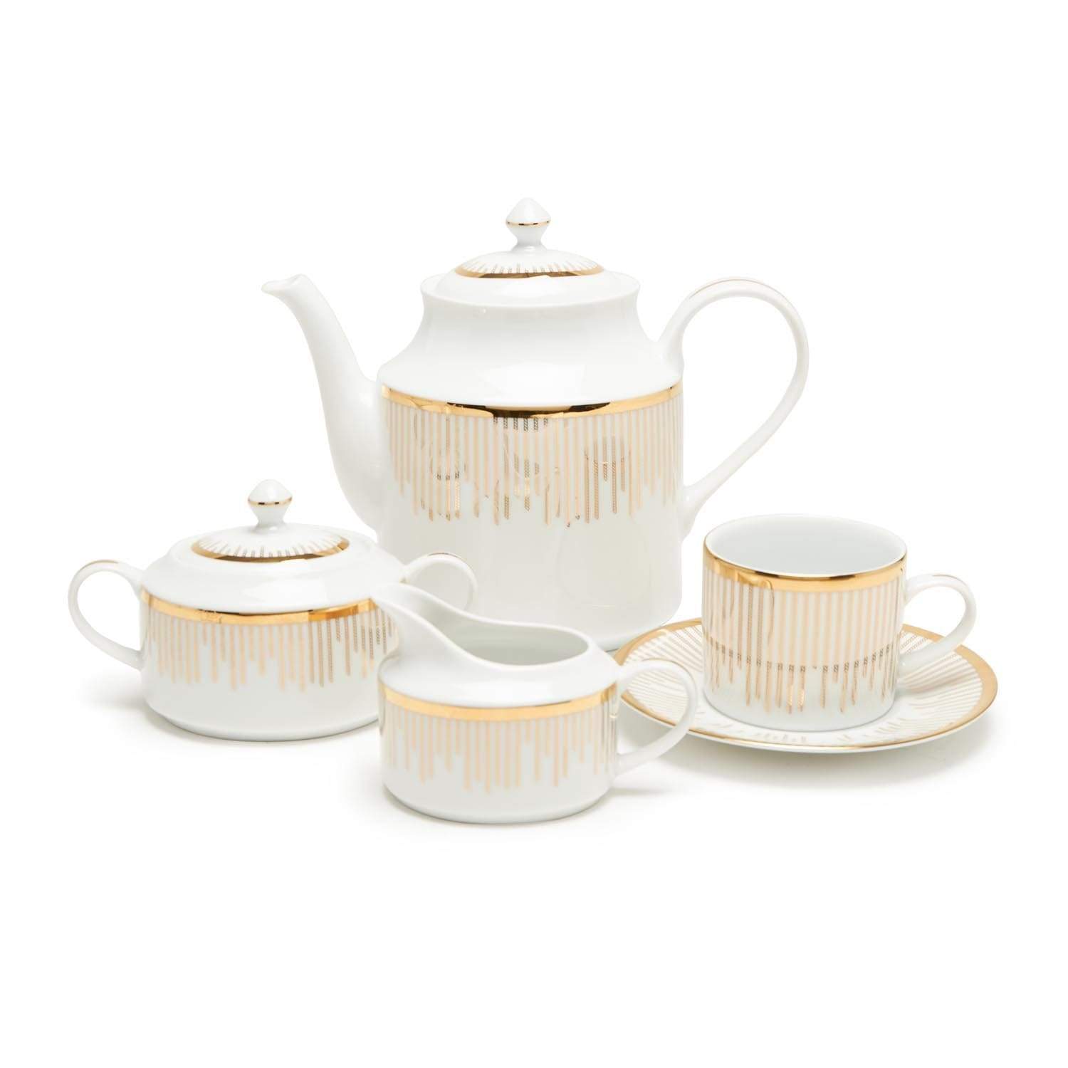 Dankotuwa Kane Gold 59Pc Dinner Set - Kane-59Ds