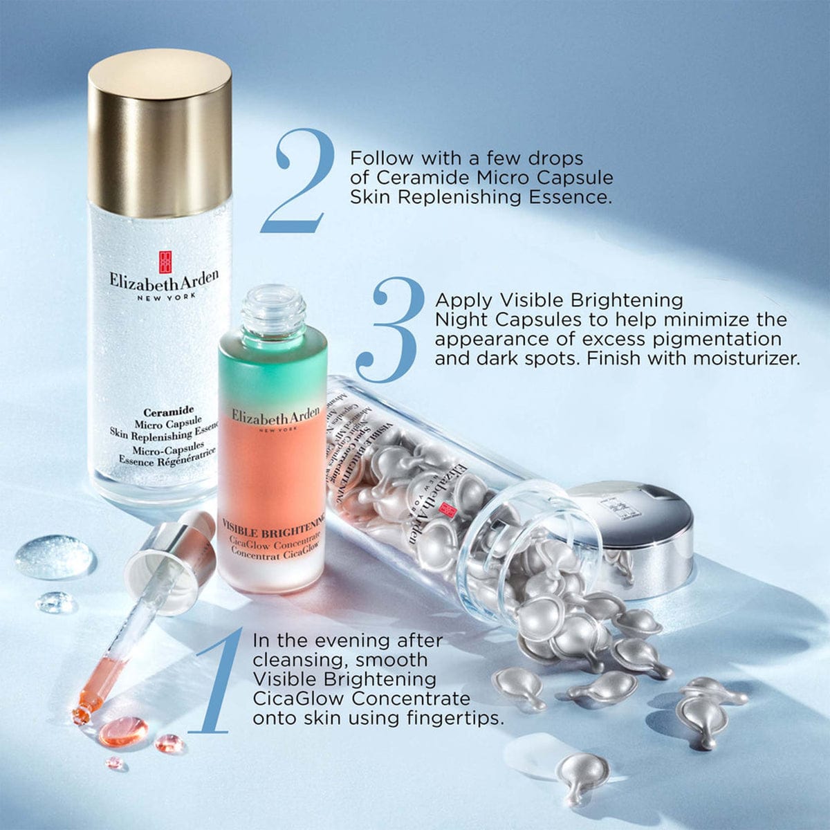 Elizabeth Arden Visible Brightening  Spot Correcting Night  60 Capsules