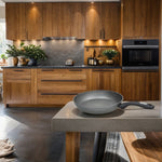 Tognana Mythos Marble Wok 1 Handle With Lid, 28 Cm Diameter