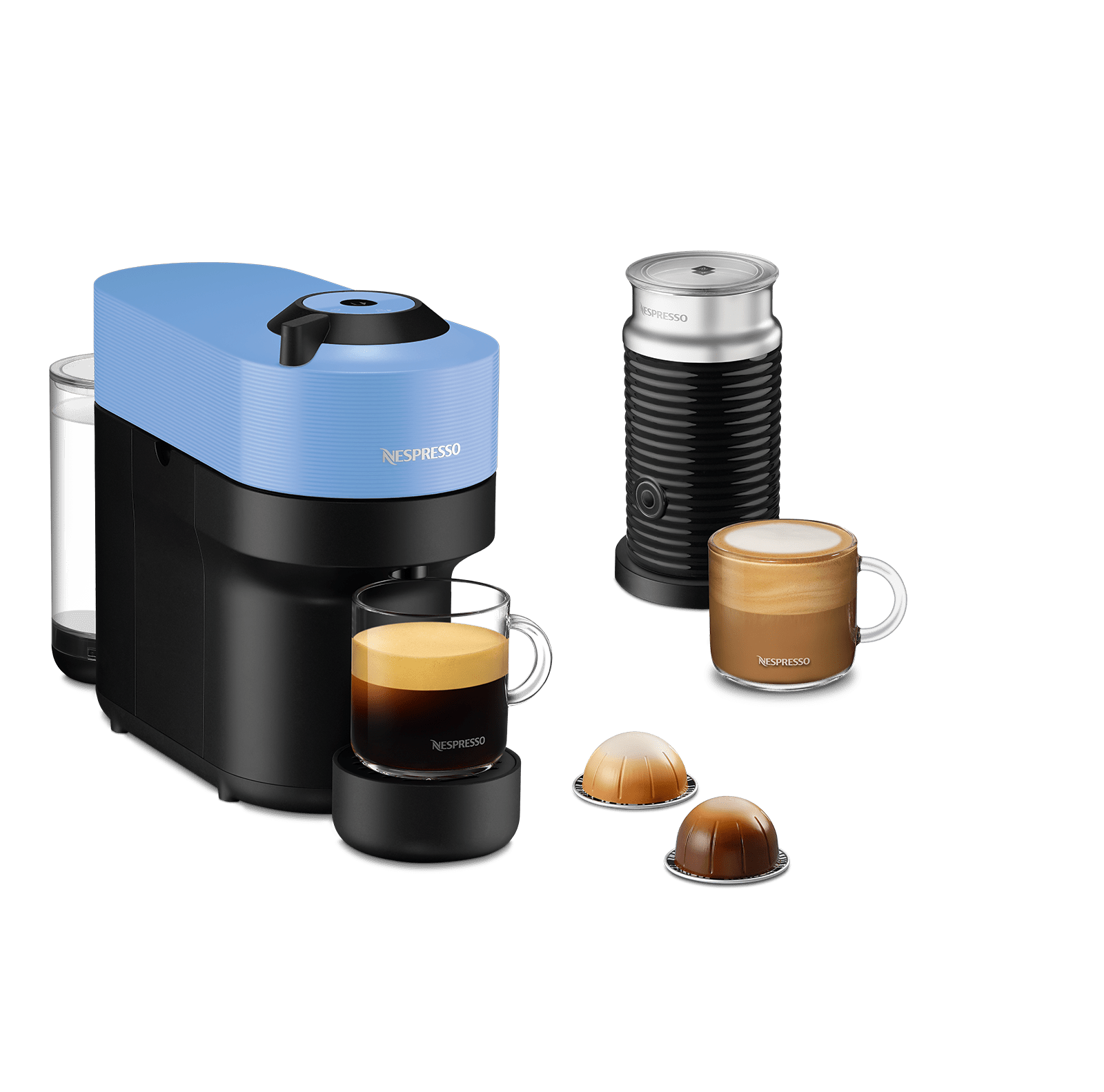 Nespresso Vertuo Pop Blue Coffee Machine