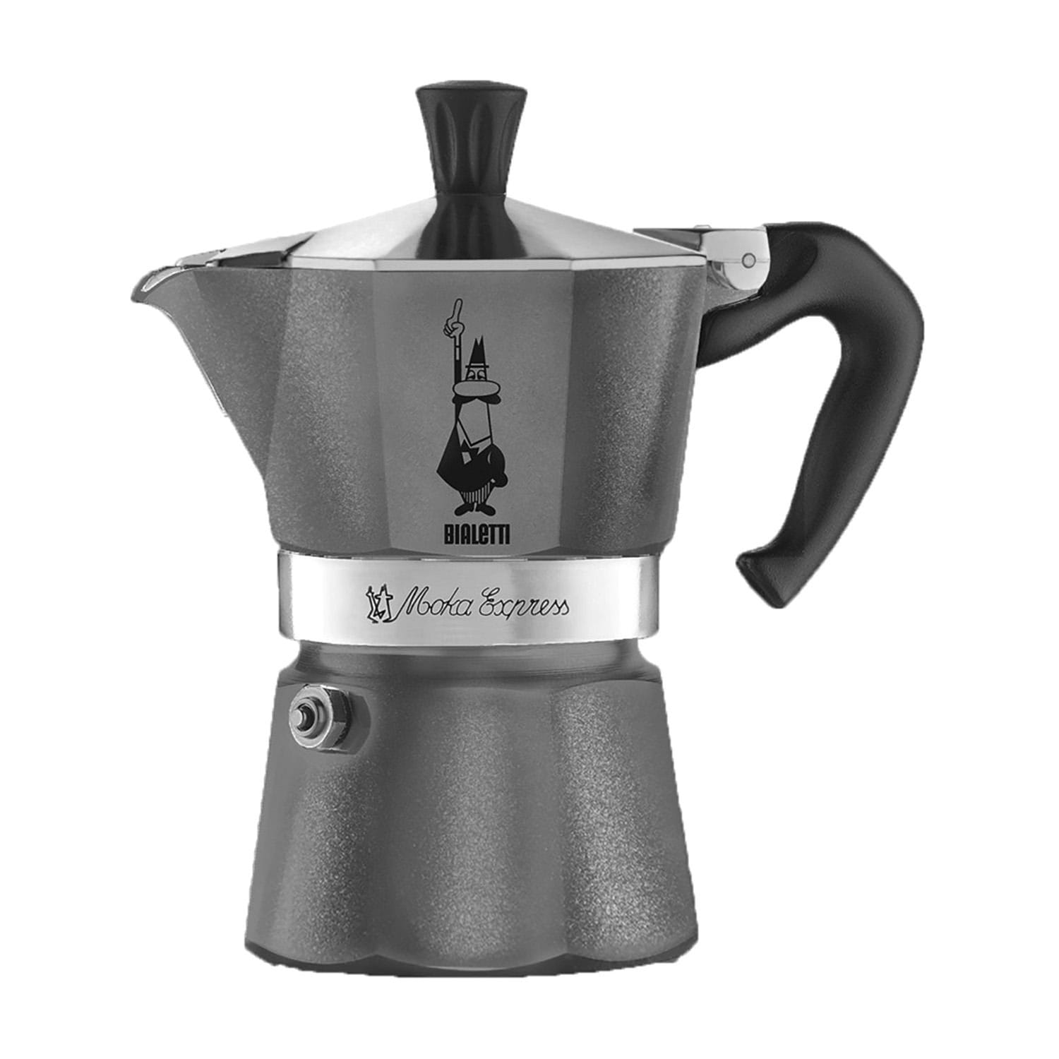 Bialetti Moka Express Diamond Coffee Maker - Grey - 5311 - Jashanmal Home
