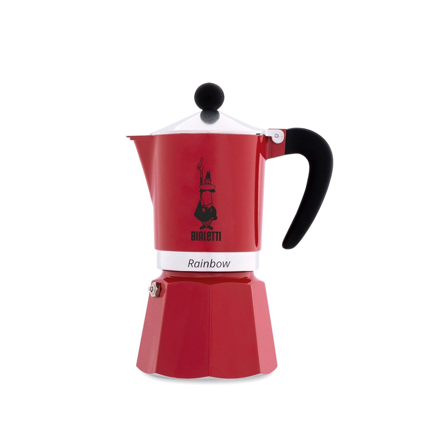 Bialetti Rainbow Coffee Maker - Red , 6 Cups - 4963 - Jashanmal Home