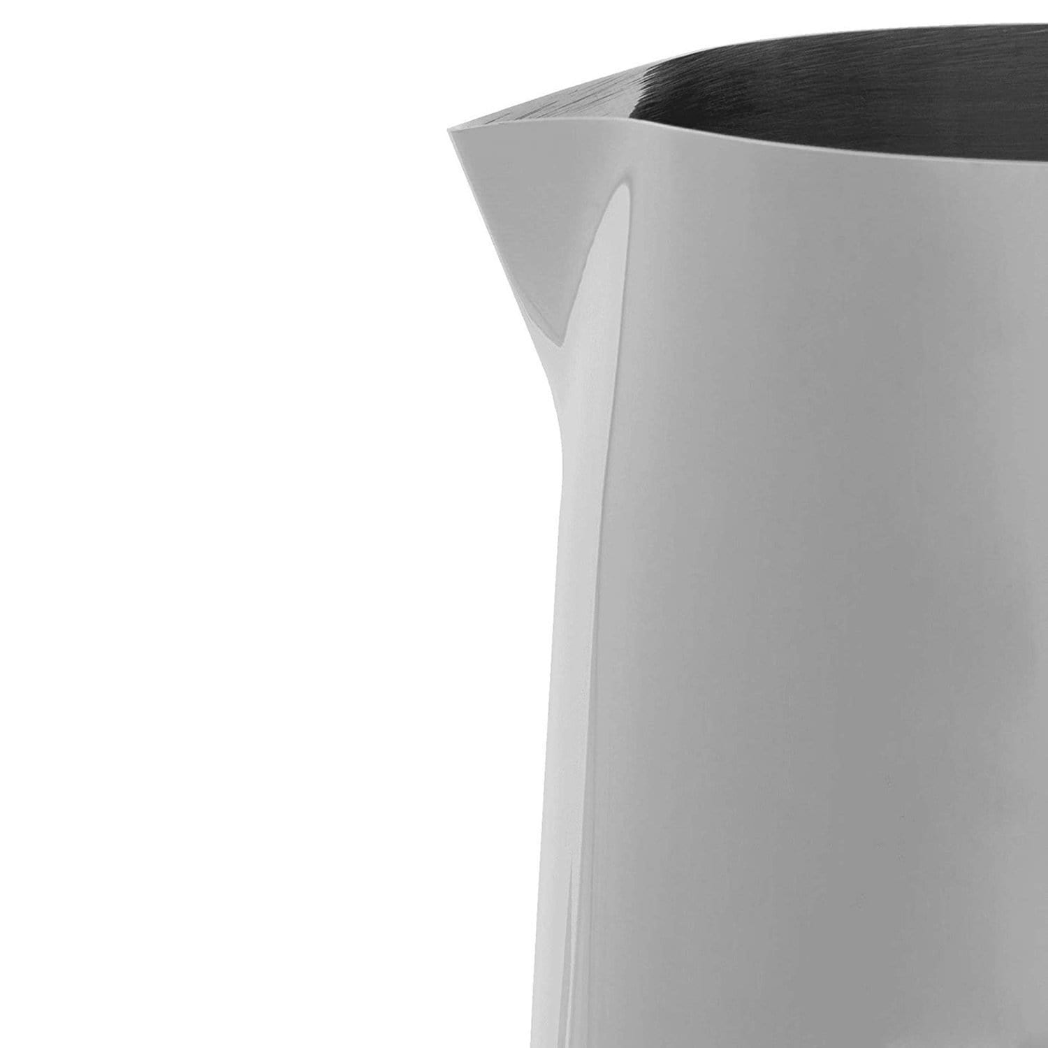 Bialetti Milk Pitcher - White and Silver, 30 Litre - 1806 - Jashanmal Home