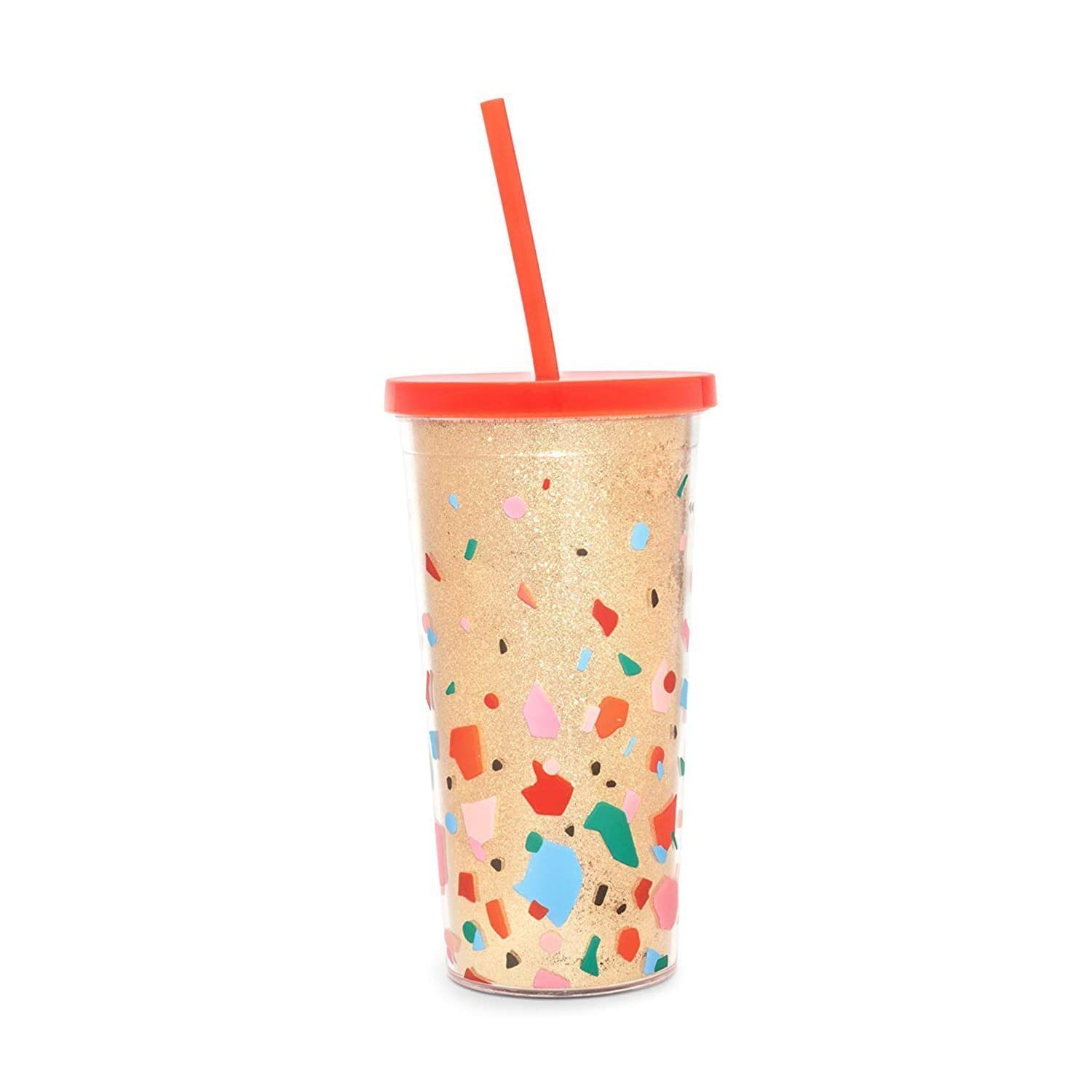 Ban.Do Confetti Delux Sip Sip Tumbler with Straw - 88226 - Jashanmal Home