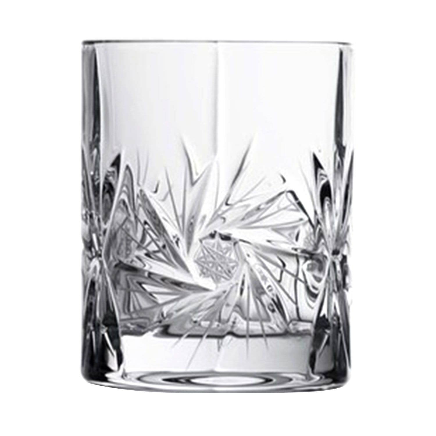 Bohemia Crystal Glass Pressed Hand Cut Short Tumbler - Clear - 5391707 - Jashanmal Home