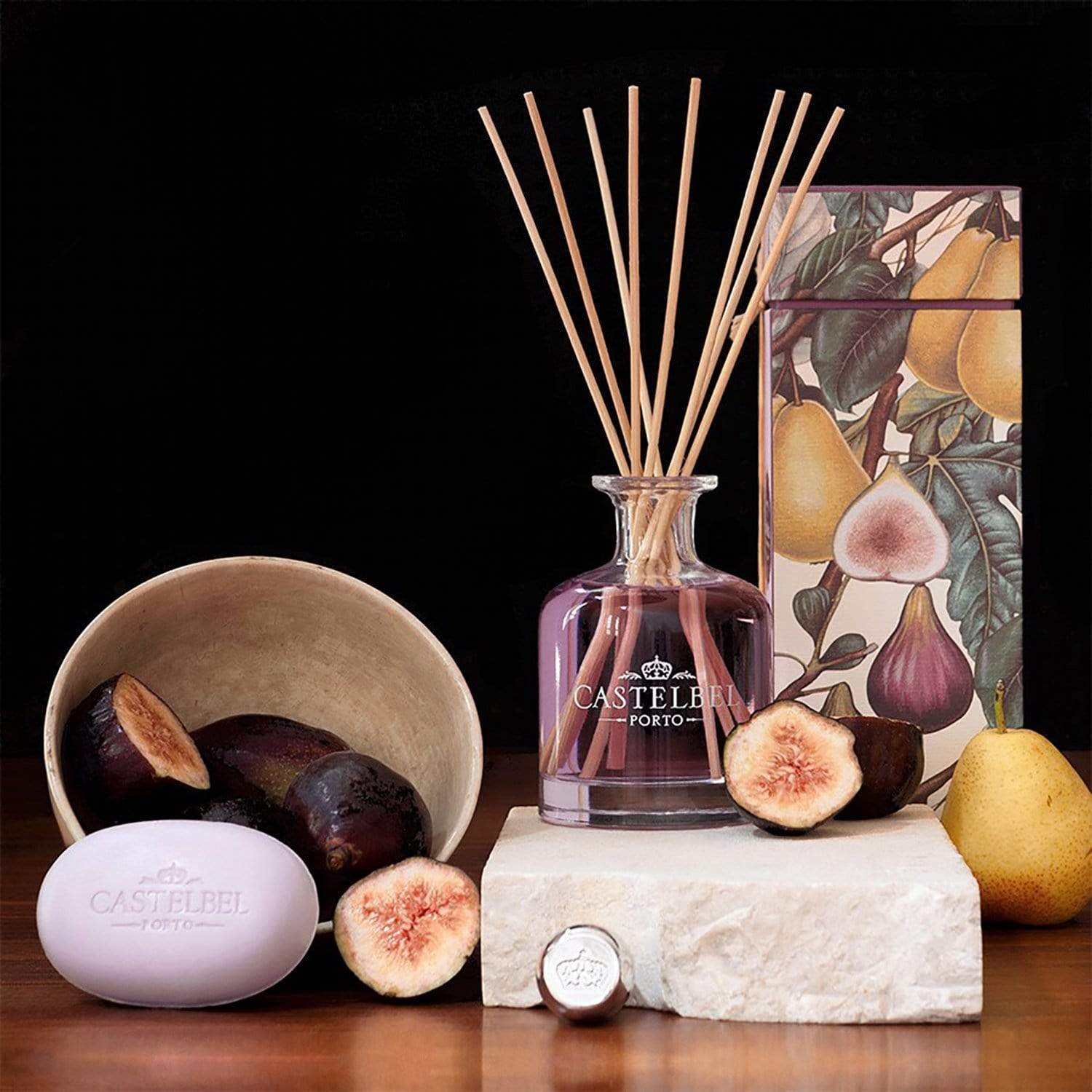 Castelbel Amber Fig and Pear Reed Diffuser - 250ml - C1-0304 - Jashanmal Home