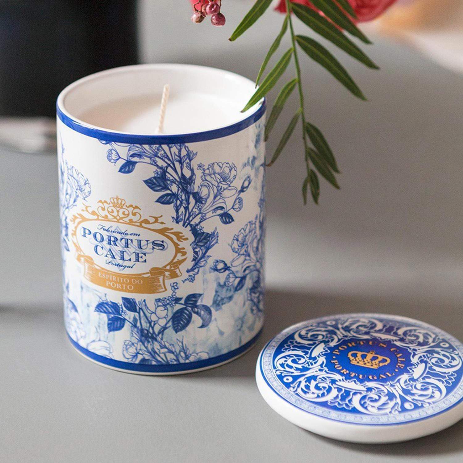 Castelbel Portus Cale Gold and Blue Fragrance Candle - C2-2301 - Jashanmal Home