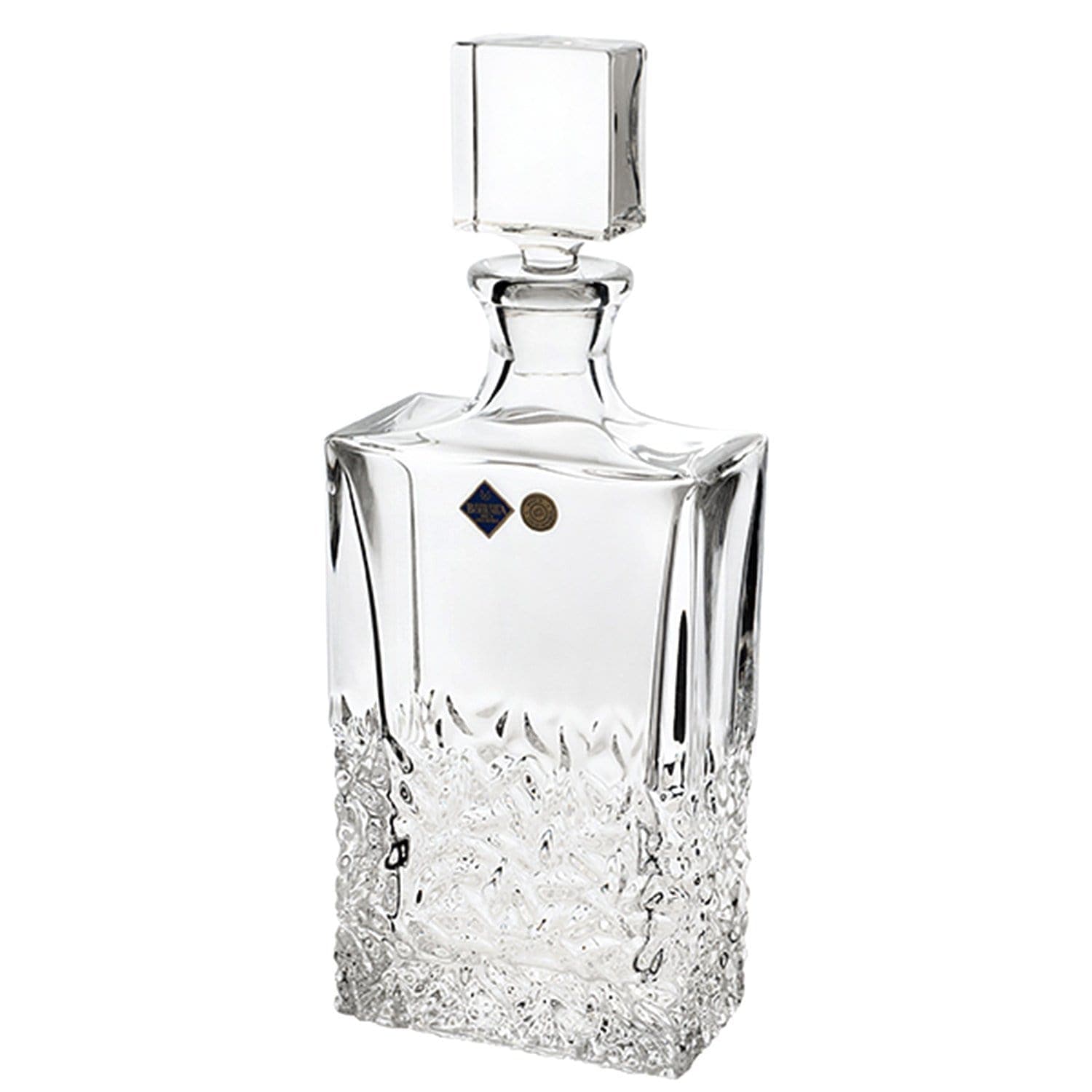 Che Crystal Nicolette Decanter - Clear, 1 Litre - 1/93K62/100 - Jashanmal Home