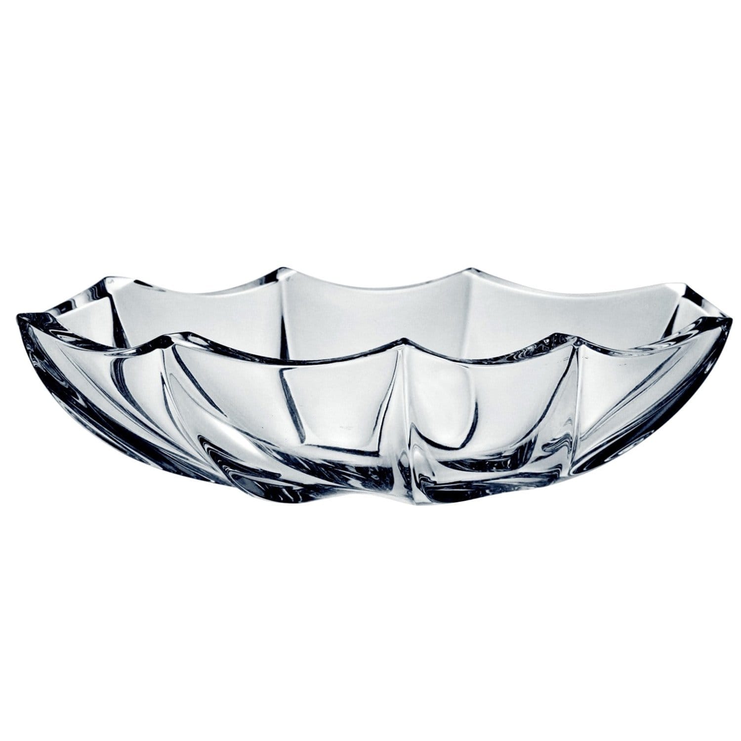 Che Crystal Calypso Oval Bowl - Clear - 84/69K44/0/93K69/390 - Jashanmal Home
