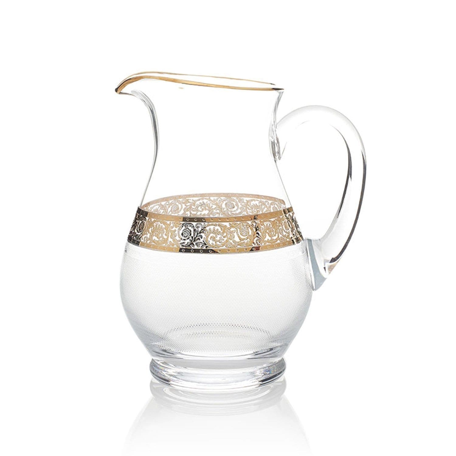 Combi Angelique Jug - Clear and Gold - G369Z-38C - Jashanmal Home