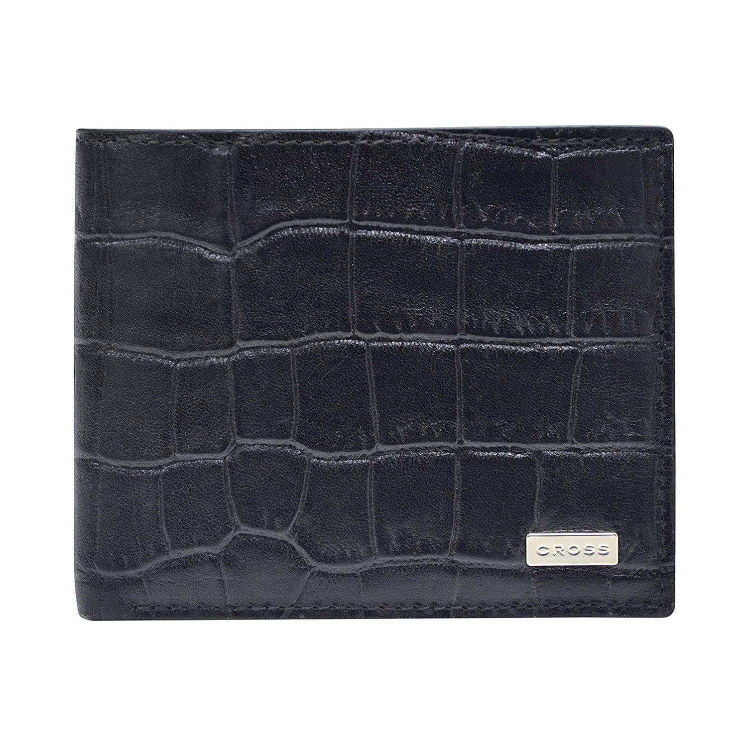 Cross Coco Signature Slim Leather Wallet for Men  - Black - AC268121-1-1 - Jashanmal Home