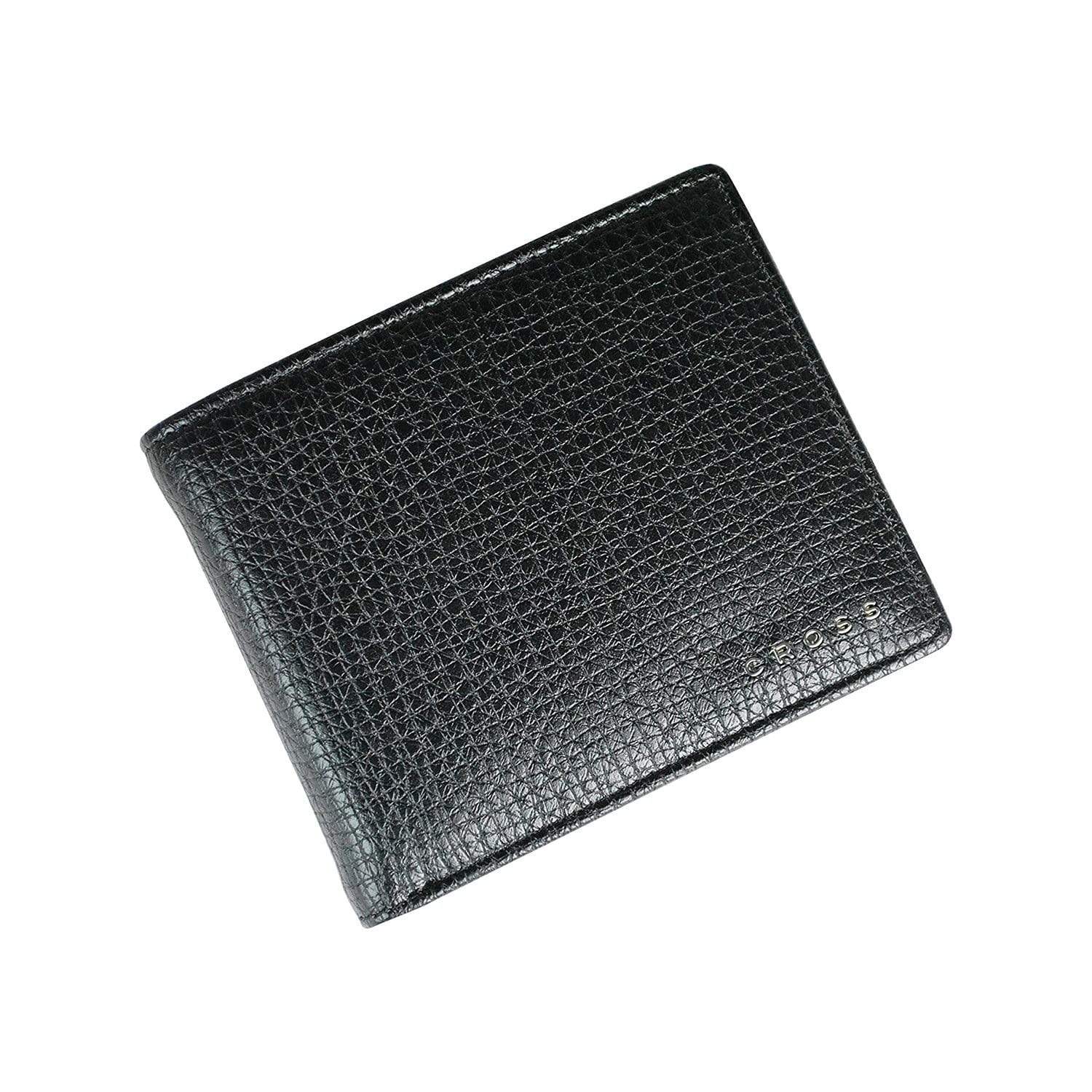 Cross RTC Bifold Coin Leather Wallet for Men  - Black - AC238072N-1 - Jashanmal Home