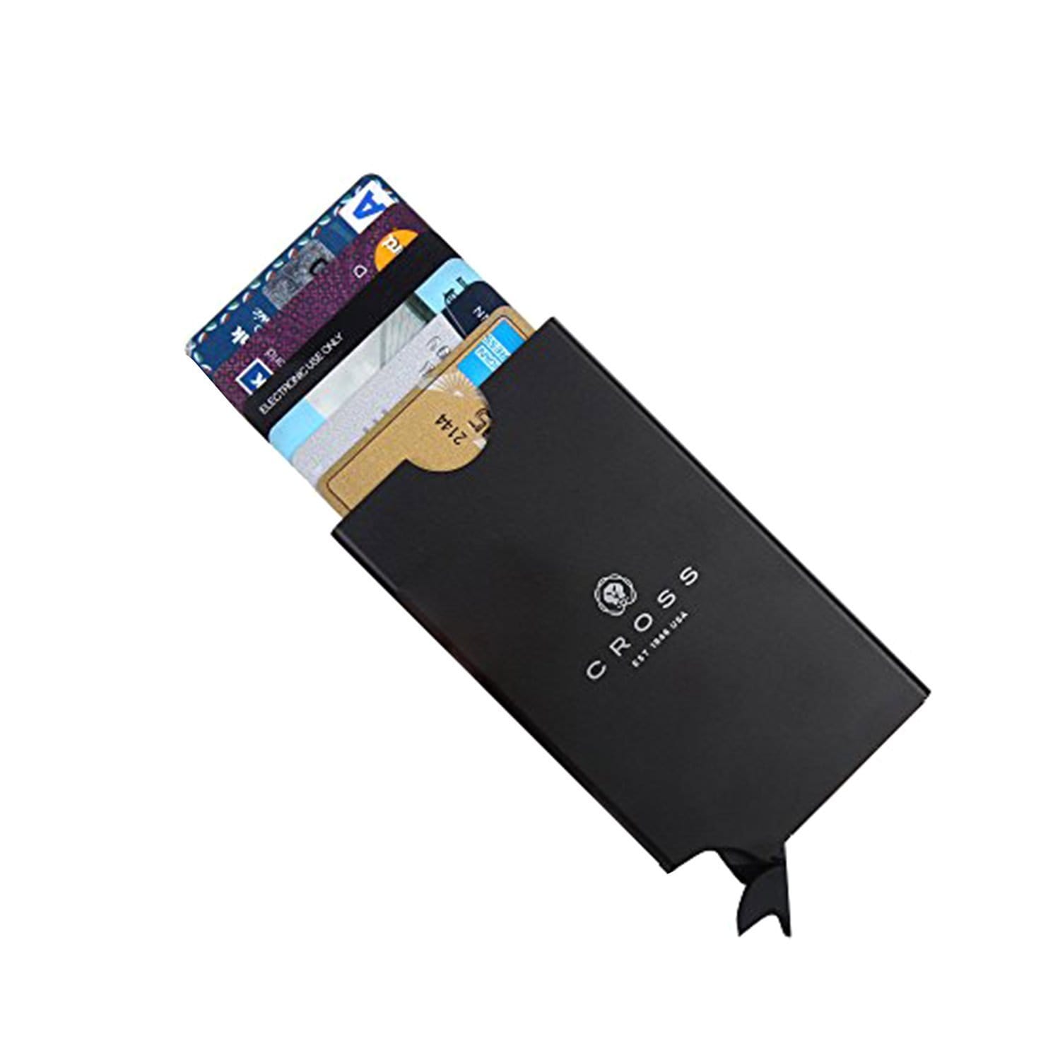 محفظة بطاقات كروس تكنو فاليو الأوتوماتيكية مع RFID - أسود - ACO1768694 -2-1 - جاشنمال هوم