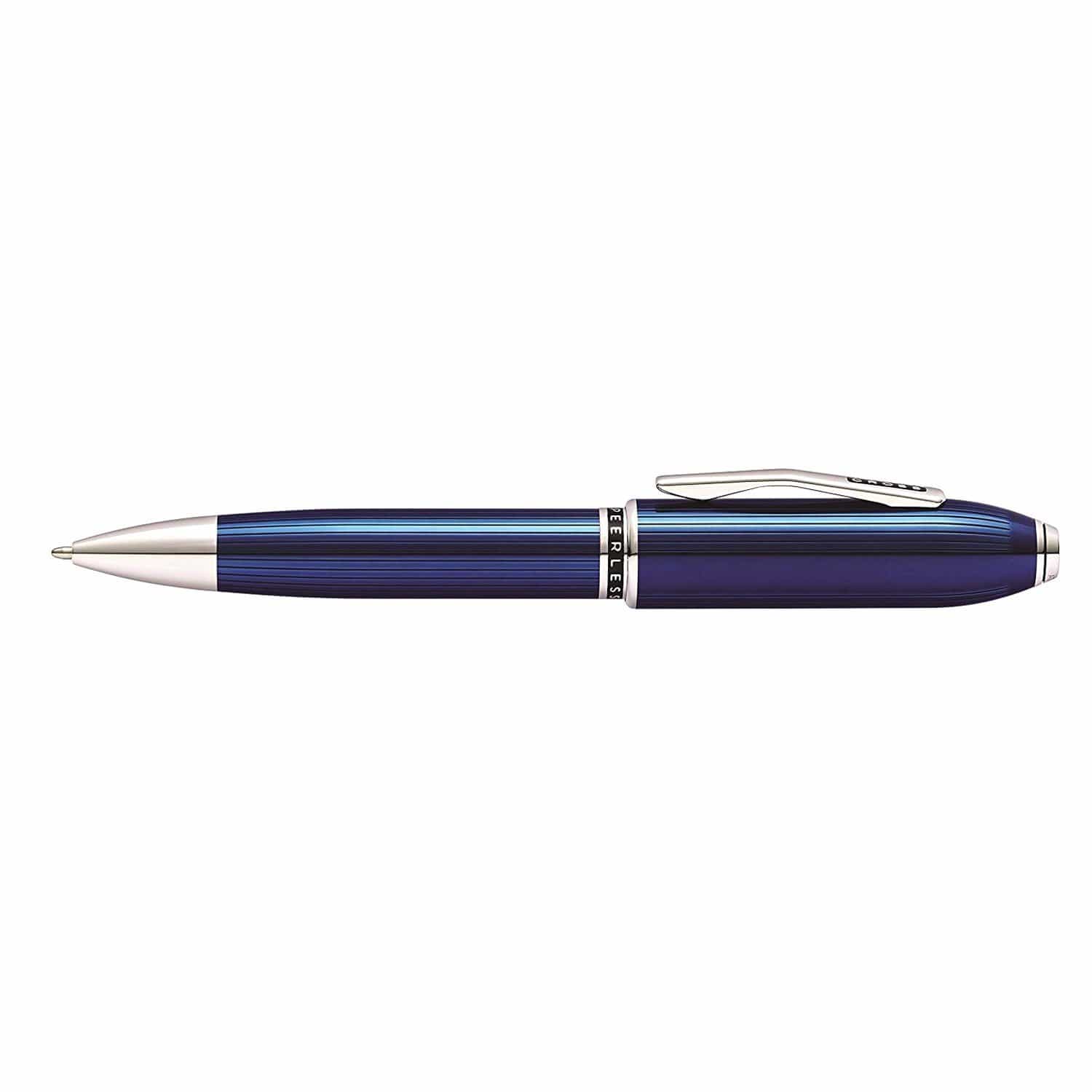 Cross Peerless Translucent Quartz Ball Point Pen - Blue - AT0702-14 - Jashanmal Home