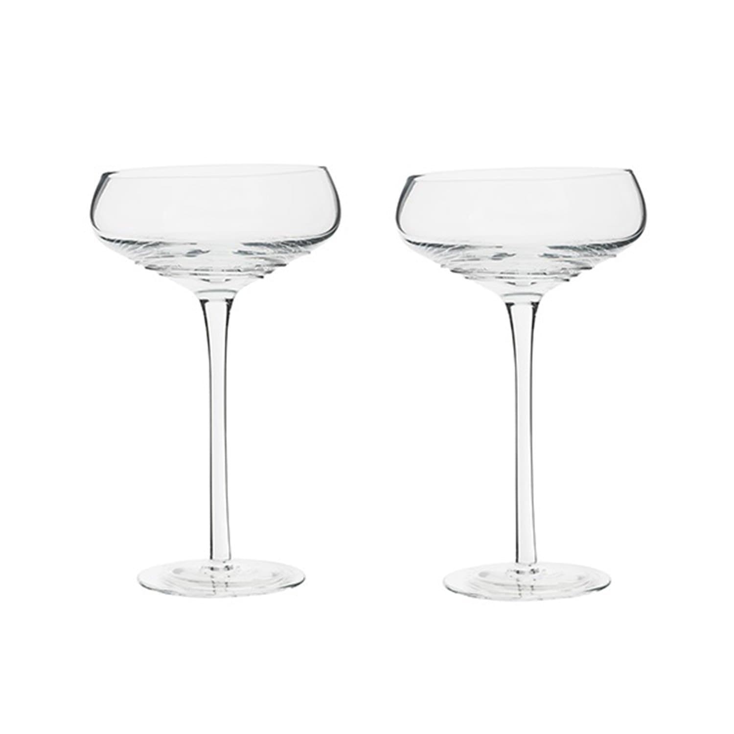 Creative Tops Mikasa Clara champagne Glass Set - Clear, 265 ml, 2 Piece - 5178506 - Jashanmal Home