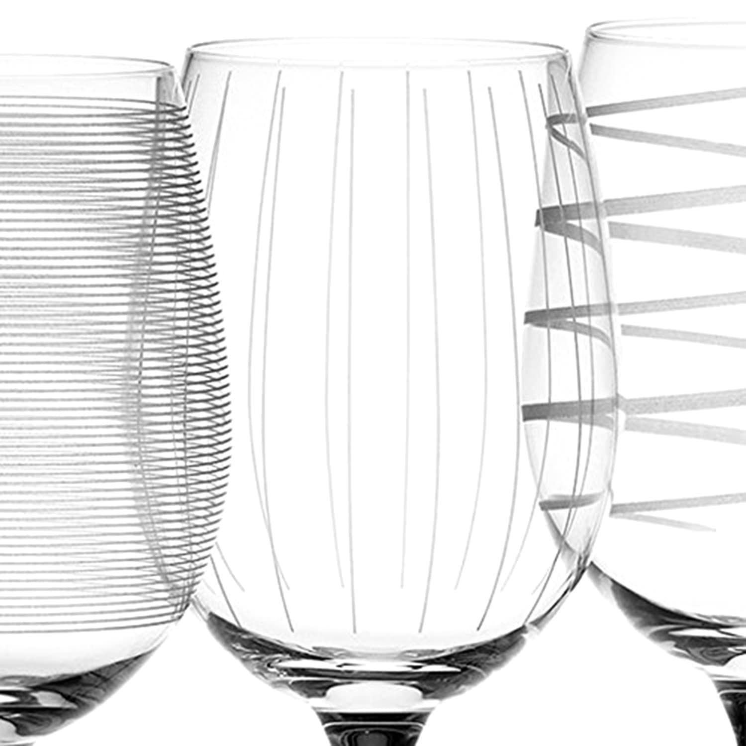 الإبداعية قمم Mikasa هتاف النبيذ مجموعة الزجاج - واضحة والفضية، 473 مل، 4 قطعة - 5159282 - Jashanmal الرئيسية