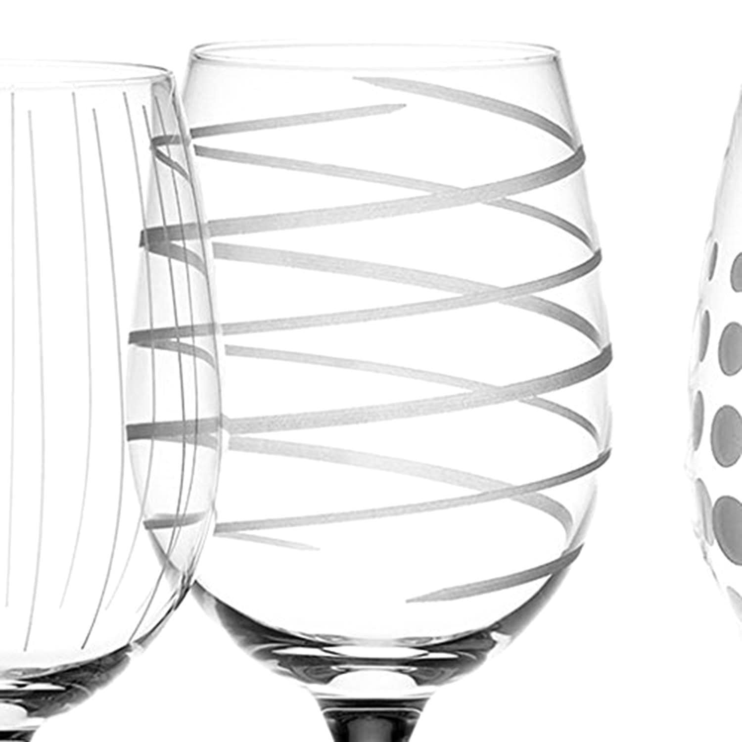 الإبداعية قمم Mikasa هتاف النبيذ مجموعة الزجاج - واضحة والفضية، 473 مل، 4 قطعة - 5159282 - Jashanmal الرئيسية