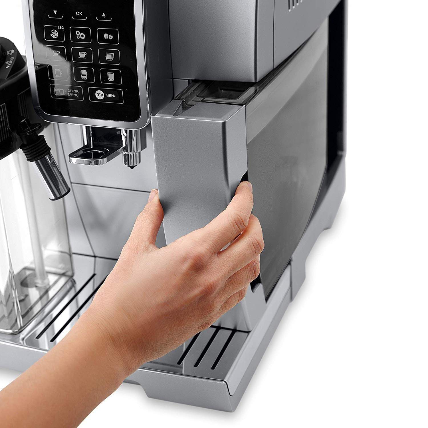 De'Longhi Fully Automatic Coffee Machine Silver - ECAM350.75.S - Jashanmal Home