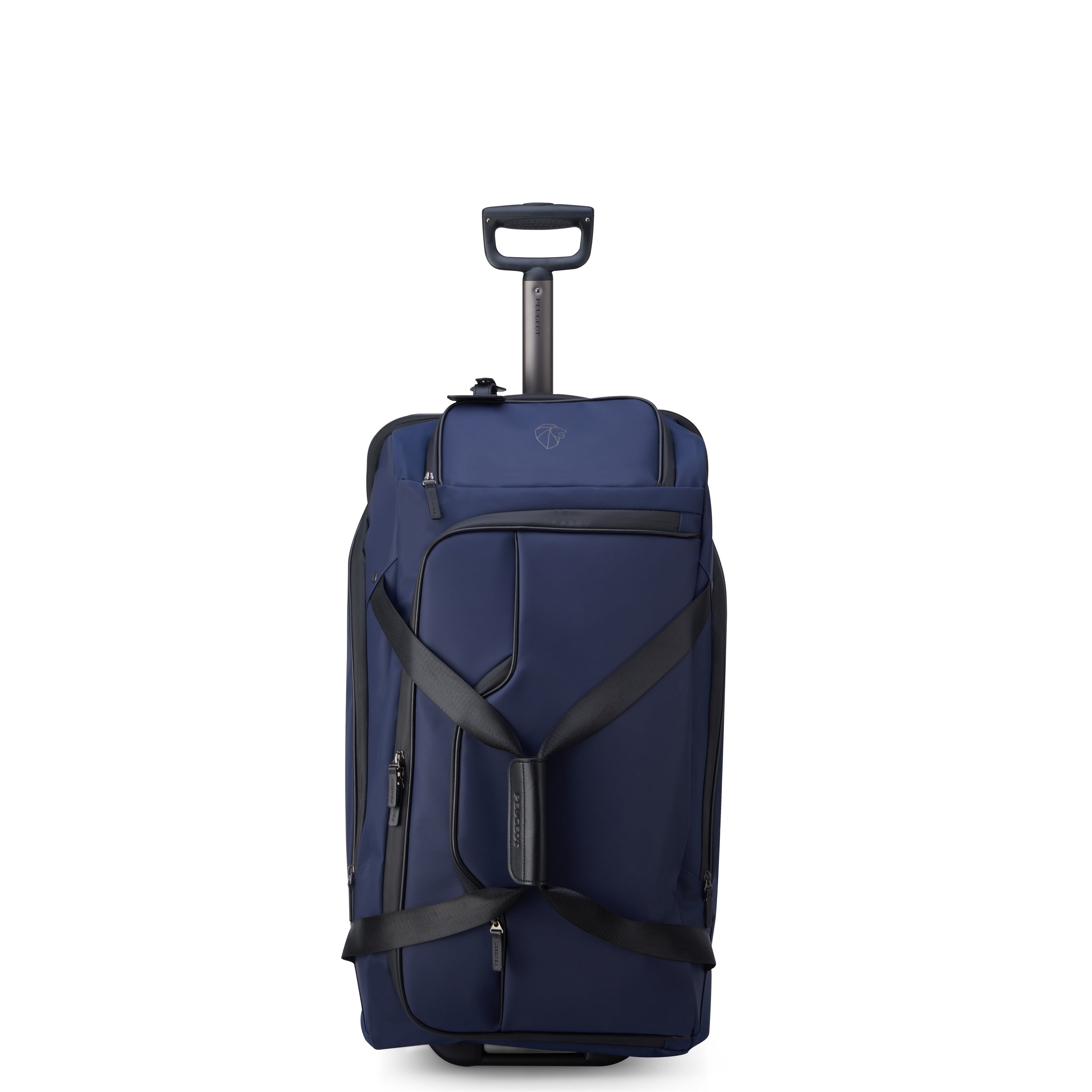 Peugeot Voyages Travel 70cm Softcase 2 Wheel Hybrid Check-In Luggage Duffle Trolley