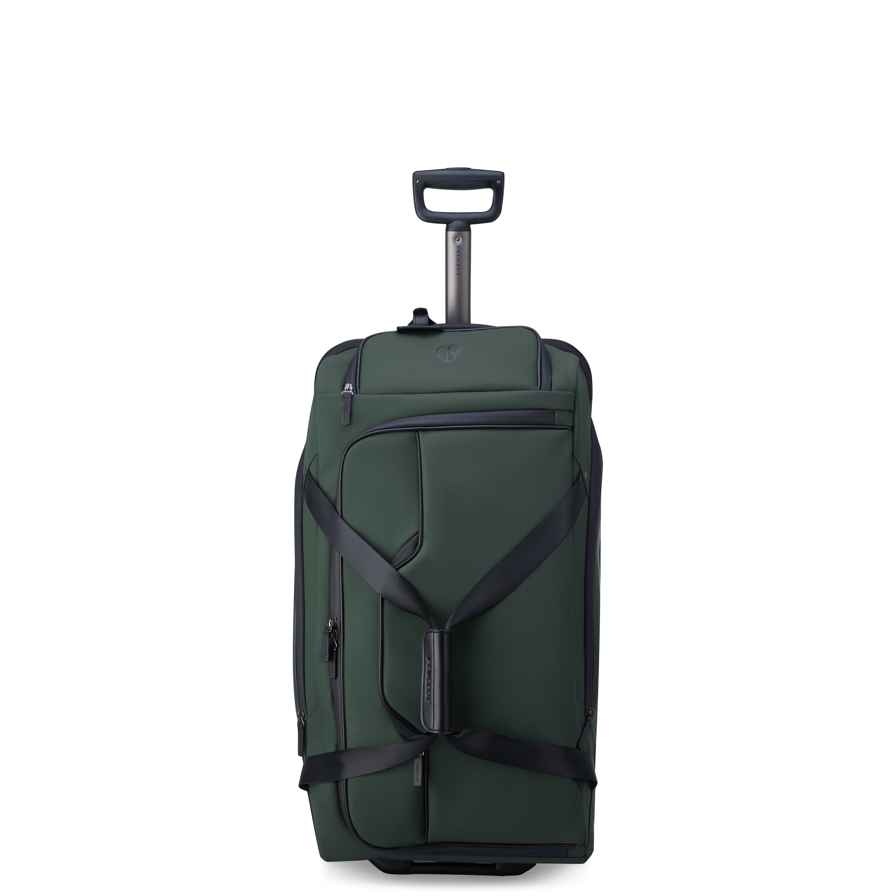 Peugeot Voyages Travel 70cm Softcase 2 Wheel Hybrid Check-In Luggage Duffle Trolley