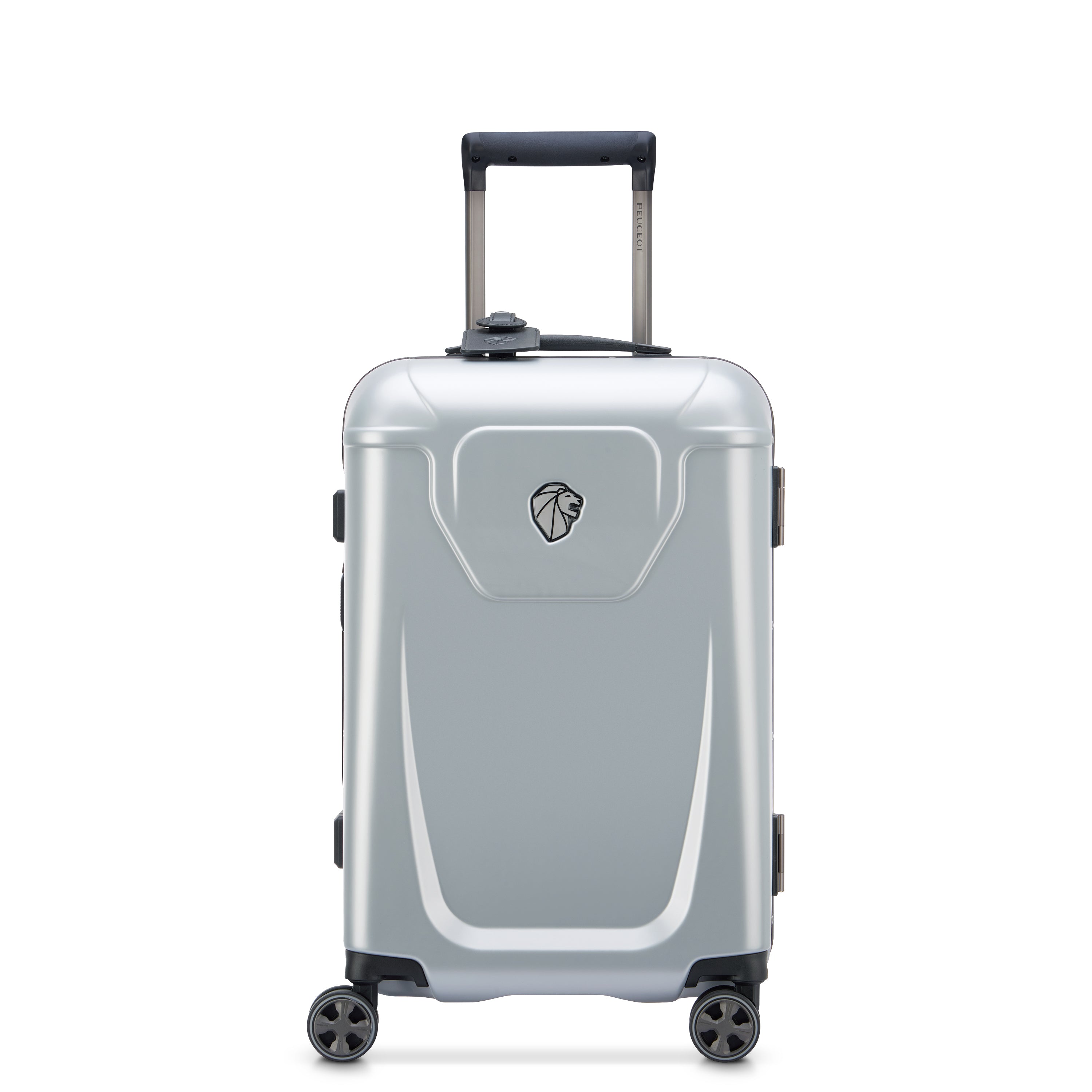 Peugeot Voyages Travel 55cm Hardcase 4 Double Wheel Cabin Luggage Trolley