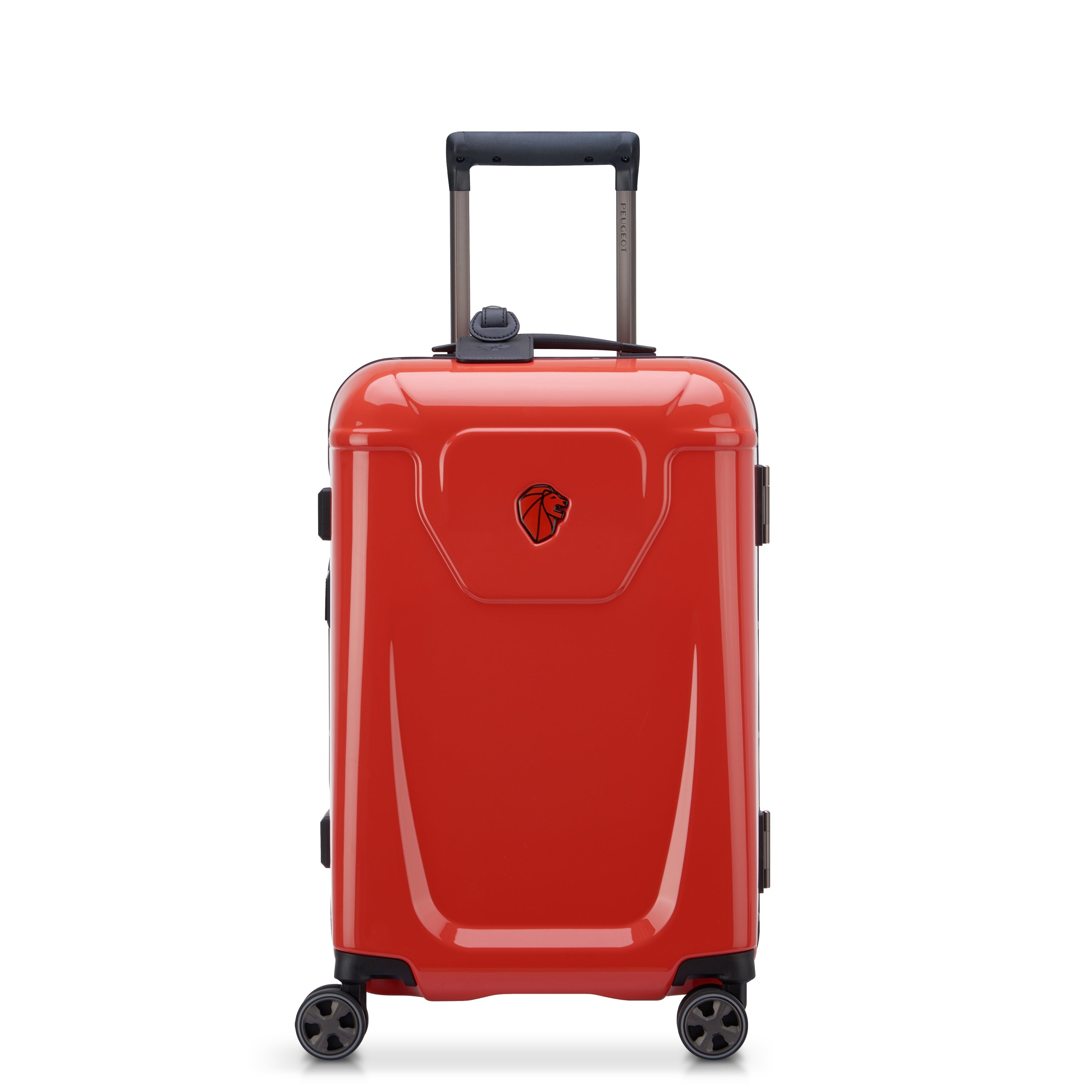 Peugeot Voyages Travel 55cm Hardcase 4 Double Wheel Cabin Luggage Trolley
