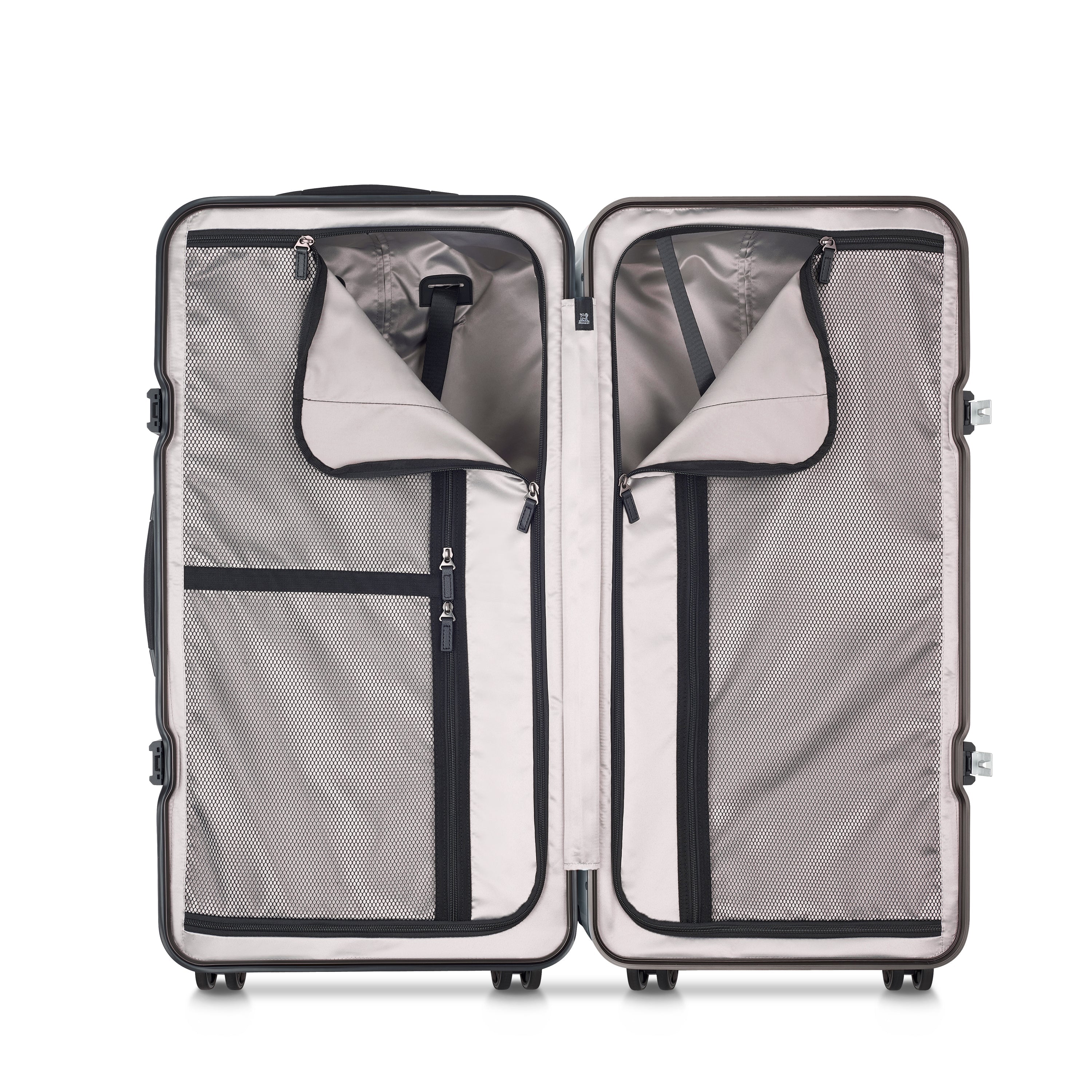 ★DER KOFFER★SHOPPER 2WAY Peugeot Voyages Travel 73cm Hardcase 4 Double Wheel Check-in