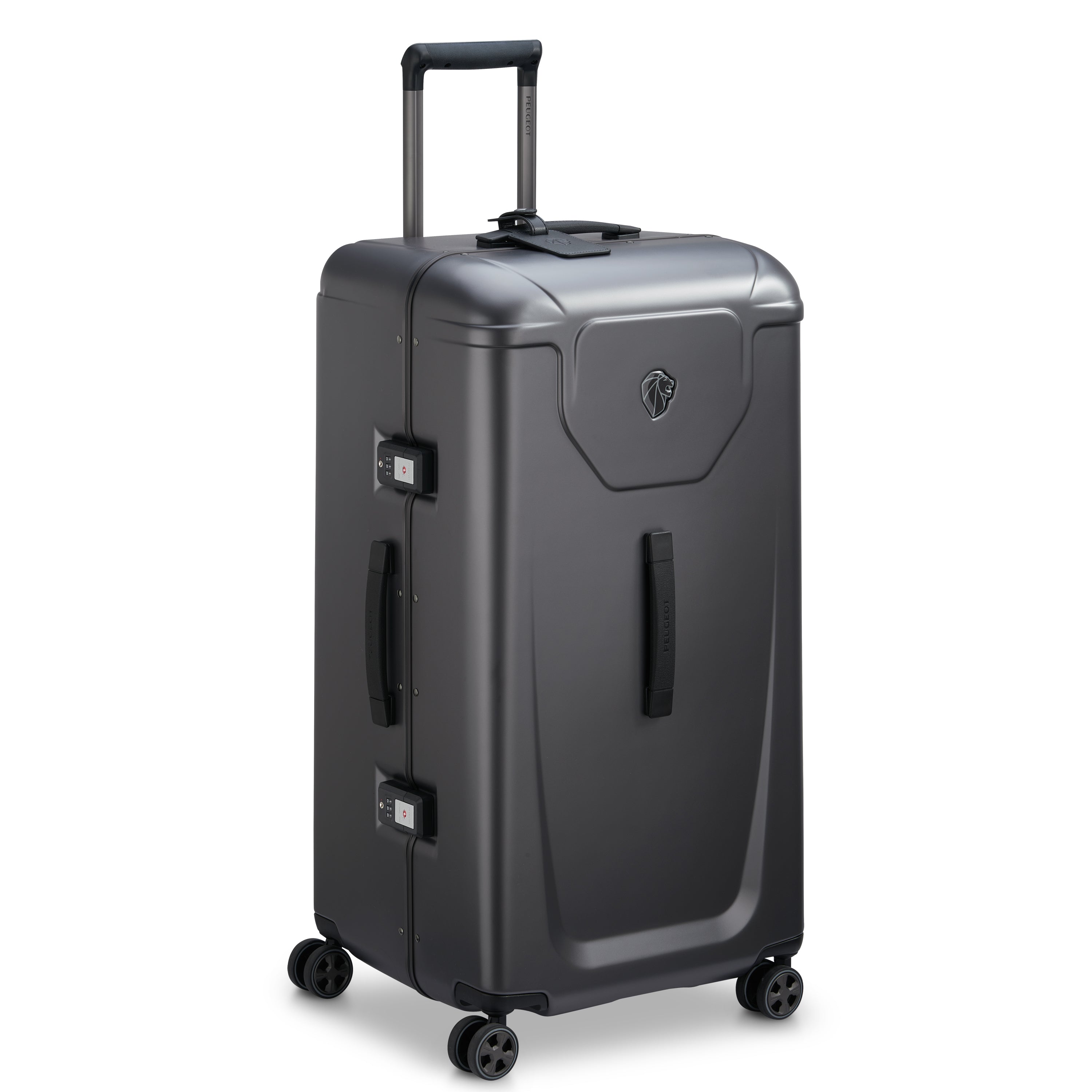 Peugeot Voyages Travel 80cm Hardcase 4 Double Wheel Check-in Luggage Trunk Trolley