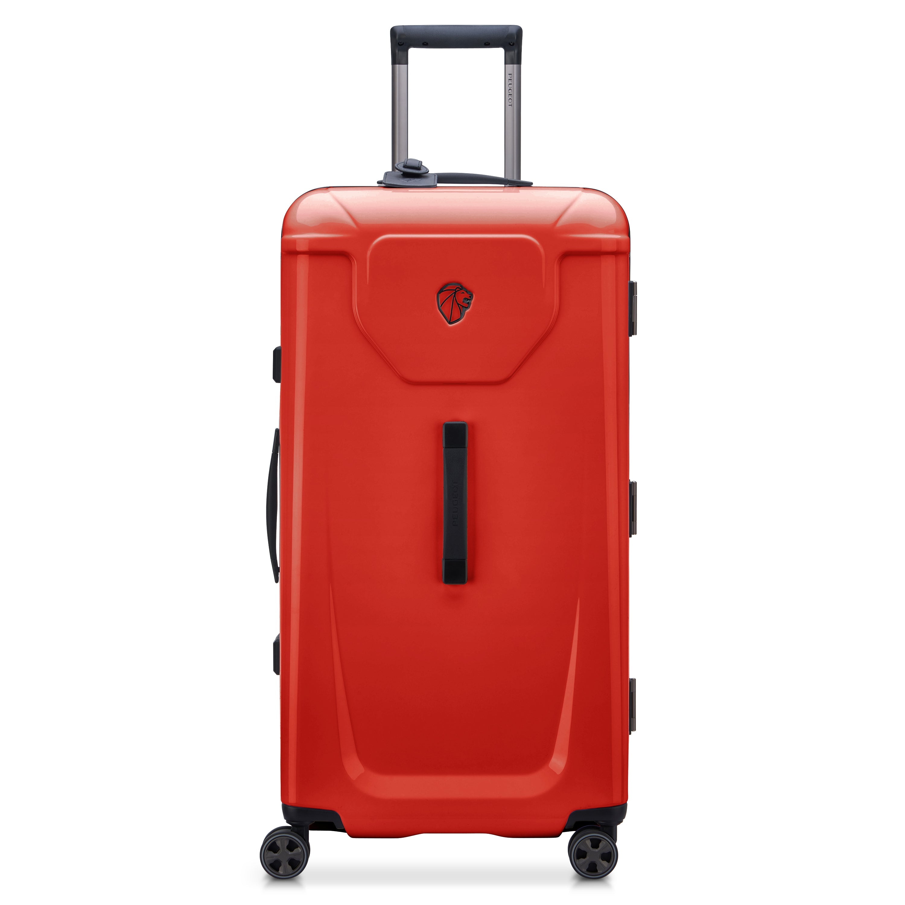 Peugeot Voyages Travel 80cm Hardcase 4 Double Wheel Check-in Luggage Trunk Trolley