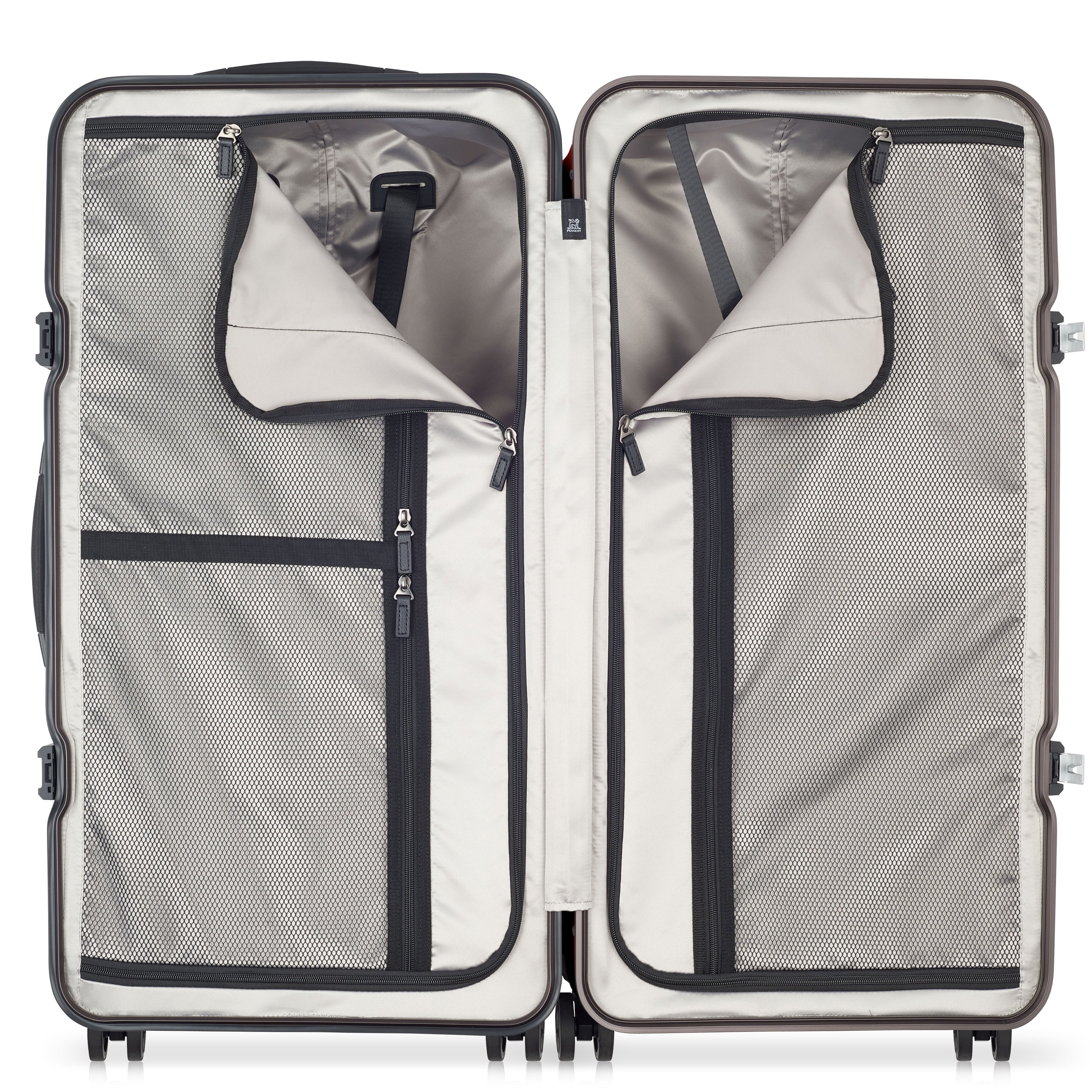 Peugeot Voyages Travel 80cm Hardcase 4 Double Wheel Check-in Luggage Trunk Trolley