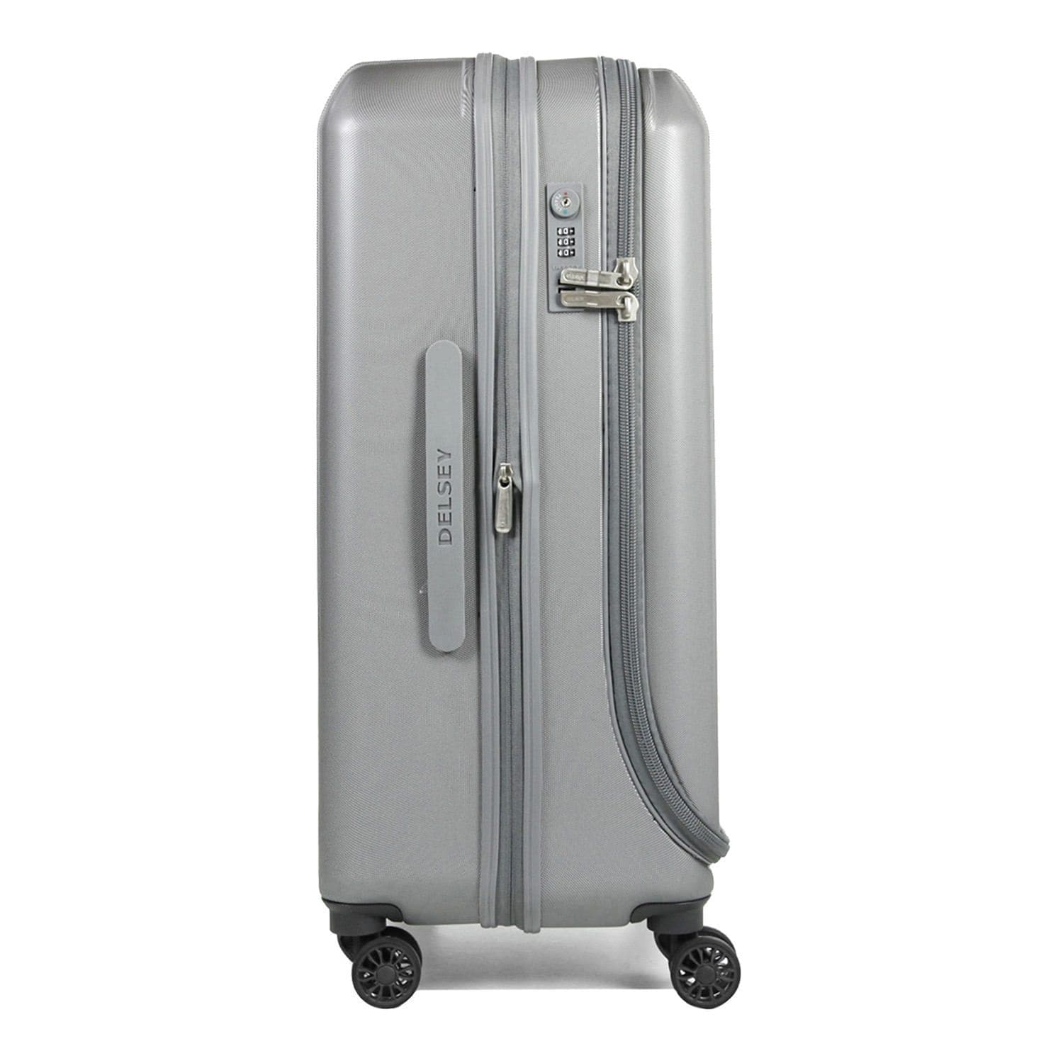 Delsey Helium Shadow 3.0 70cm Hardcase 4 Double Wheel Check-In Luggage Trolley Platinum - 00203682011