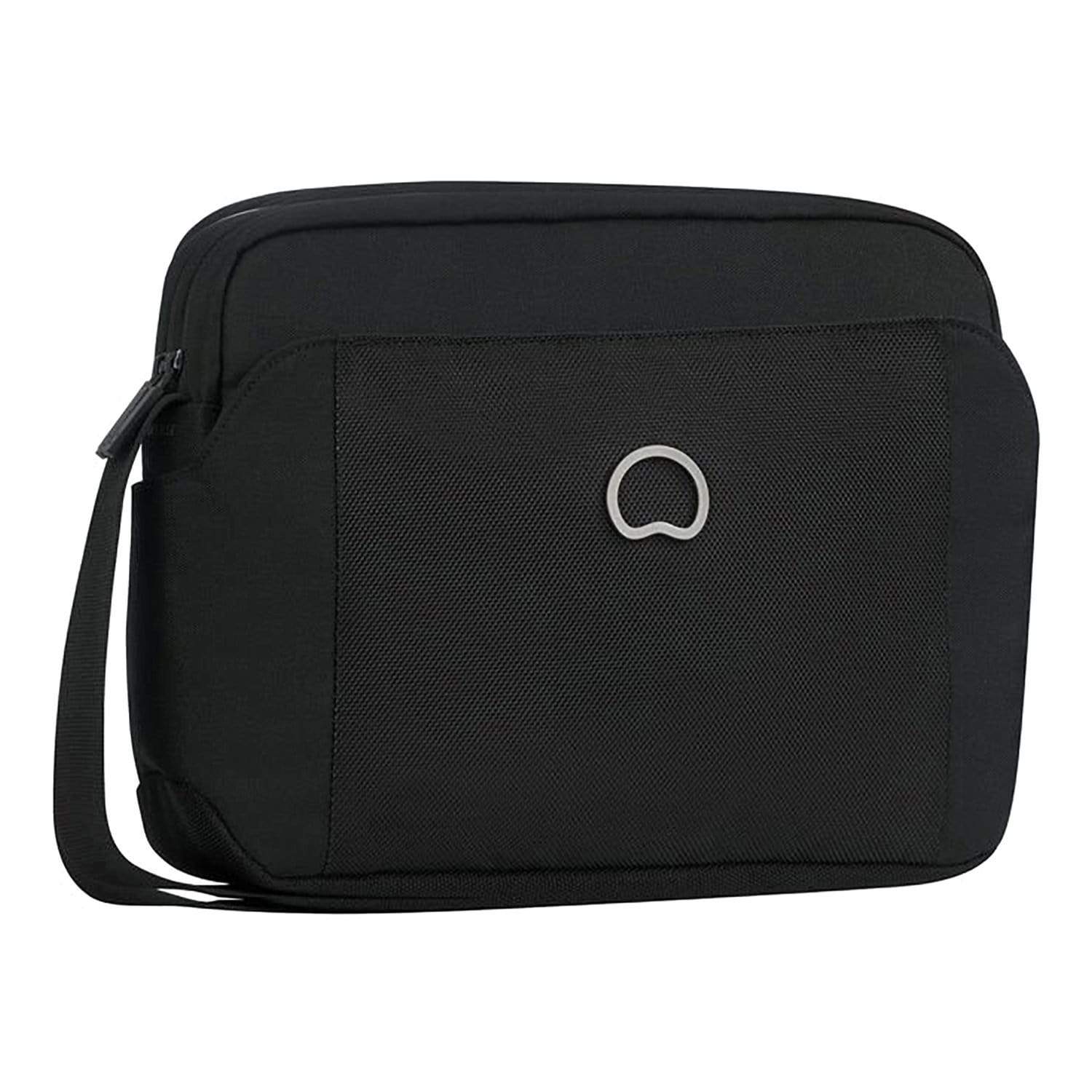 Delsey Picpus 2 Compartment Horizontal Mini Crossbody Bag - Black - 00335411100 BLK - Jashanmal Home