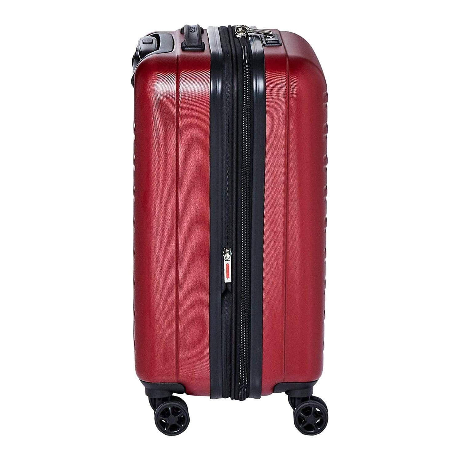 Delsey Segur 2.0 4 Double Wheel Expandable Cabin Trolley Bag - Red, 55 cm - 00205880404 RED - Jashanmal Home