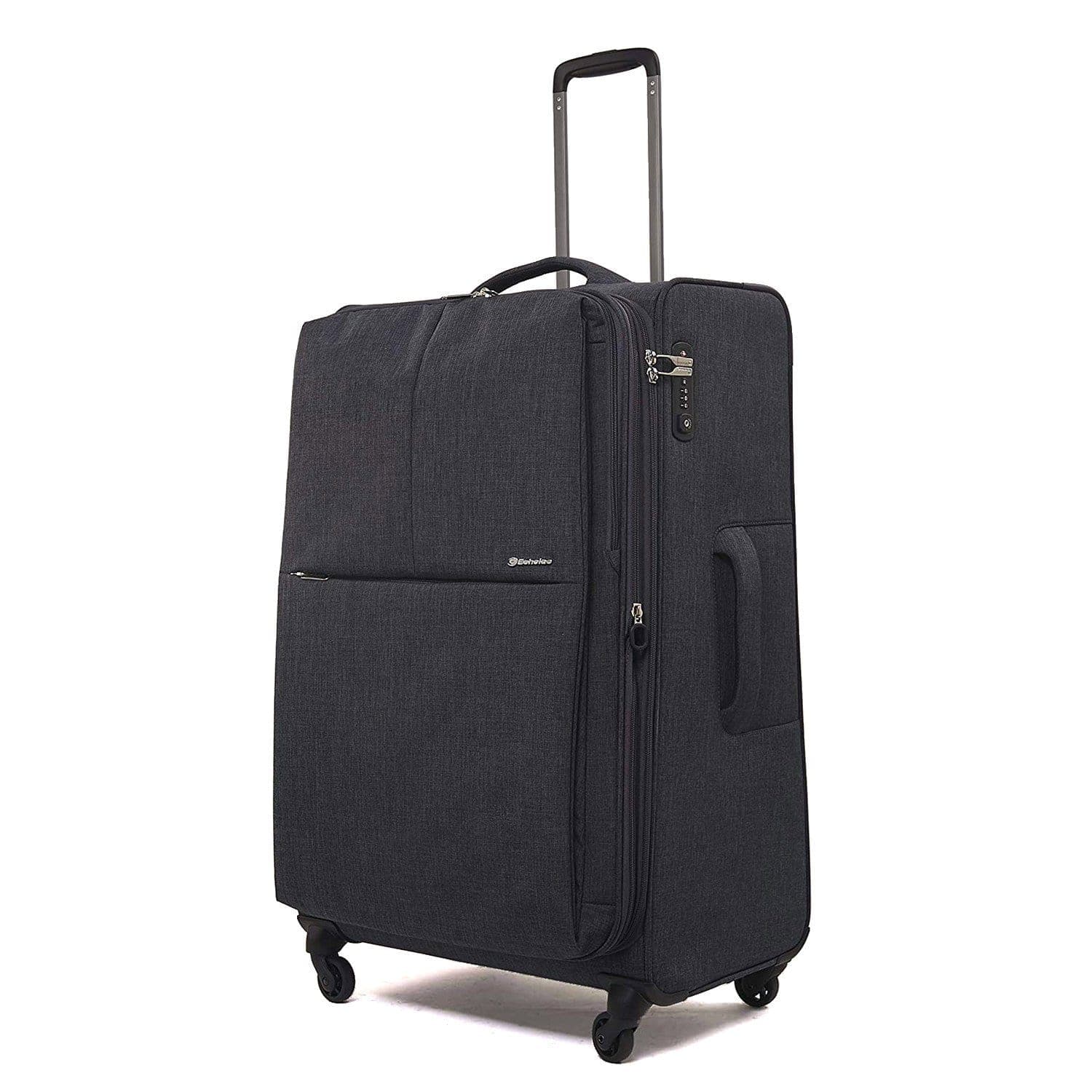 عربة حقائب سفر ايكولاك جيميني 20 بوصة 4 عجلات مزدوجة رمادي غامق - CT807 رمادي غامق 20
