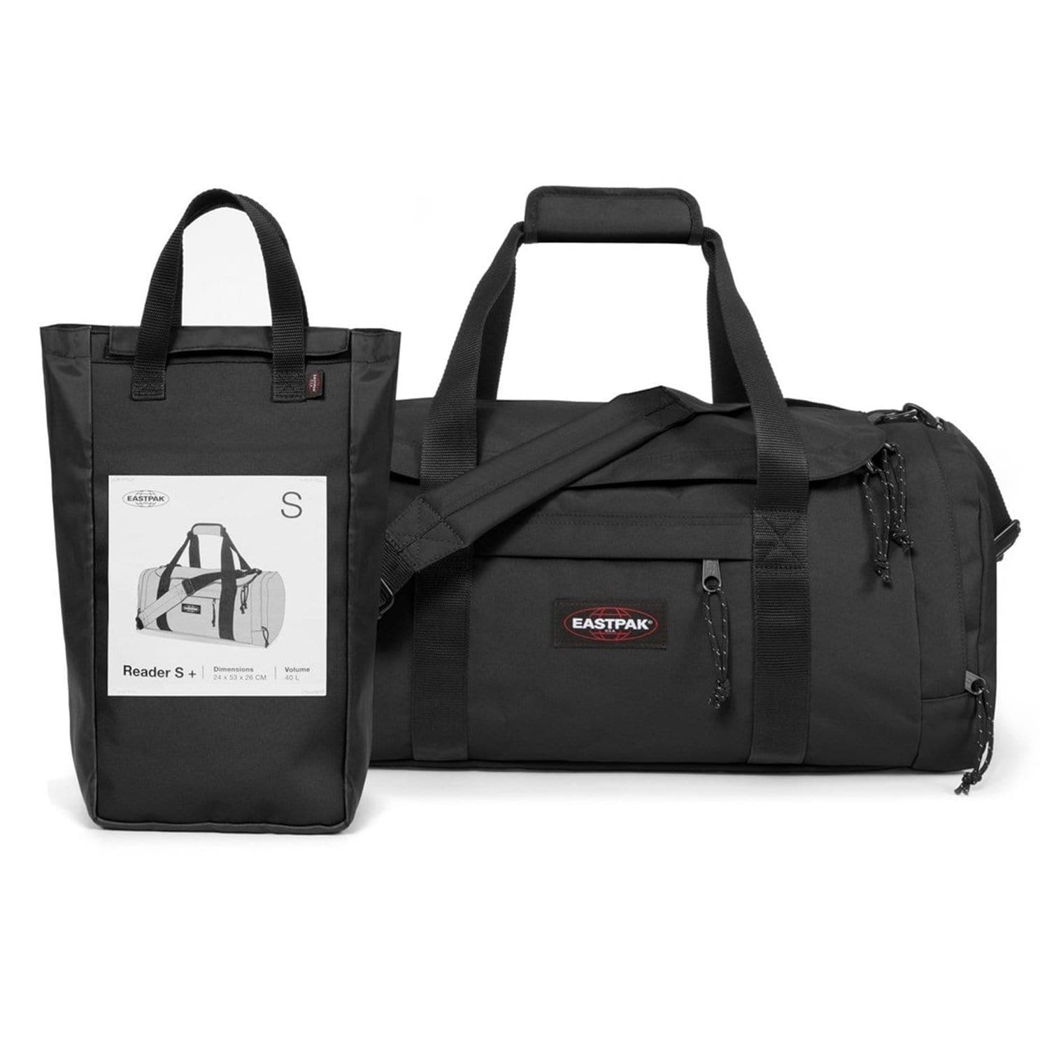 Eastpak Reader S + Black Small Duffle Bag - EK00081D0081