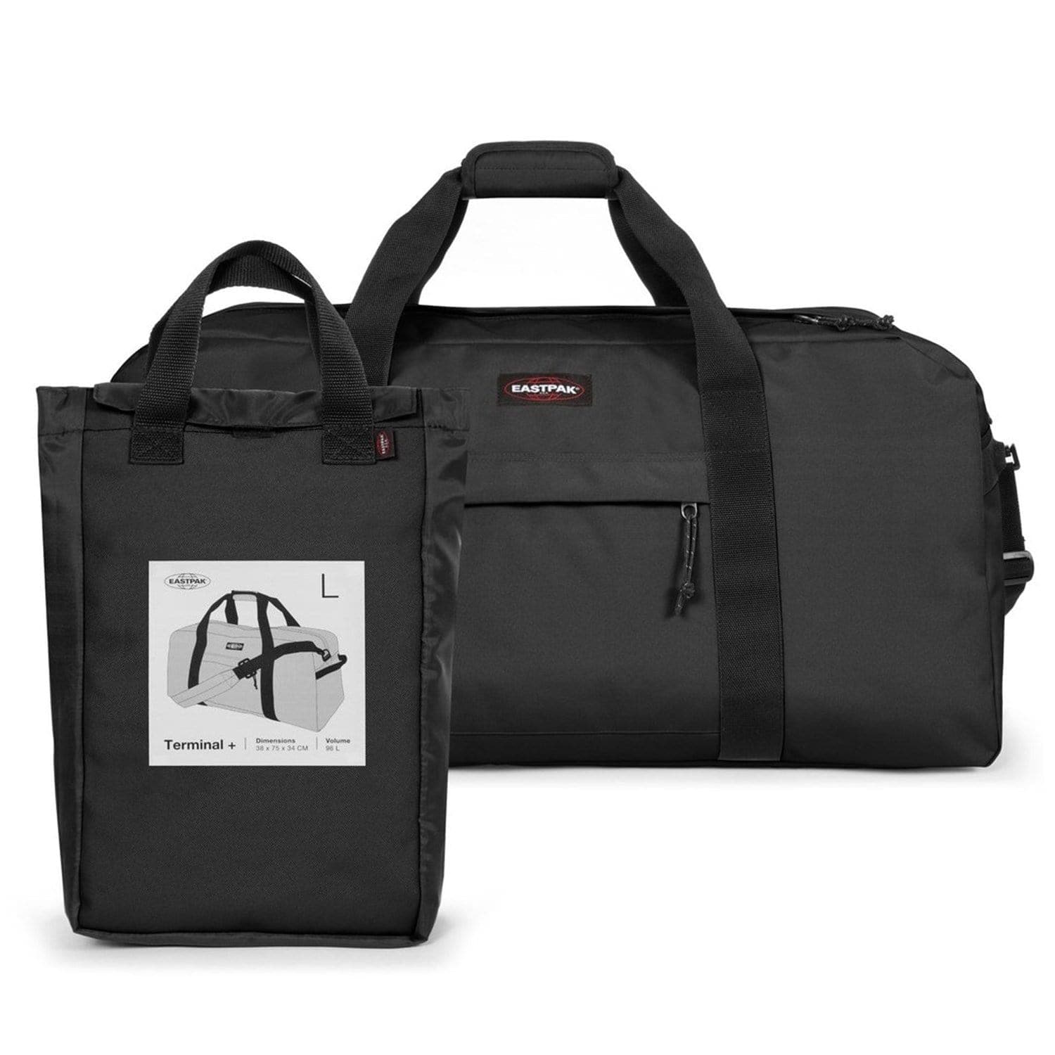 Eastpak Terminal + Black Large Duffle Bag - EK80D008