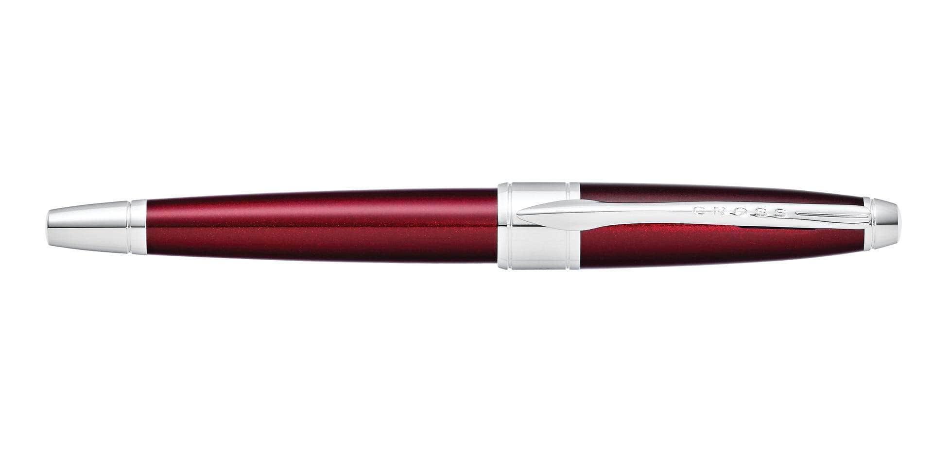 Cross Apogee Translucent Red Translucent Lacquer Rollerball Pen - AT0125-21