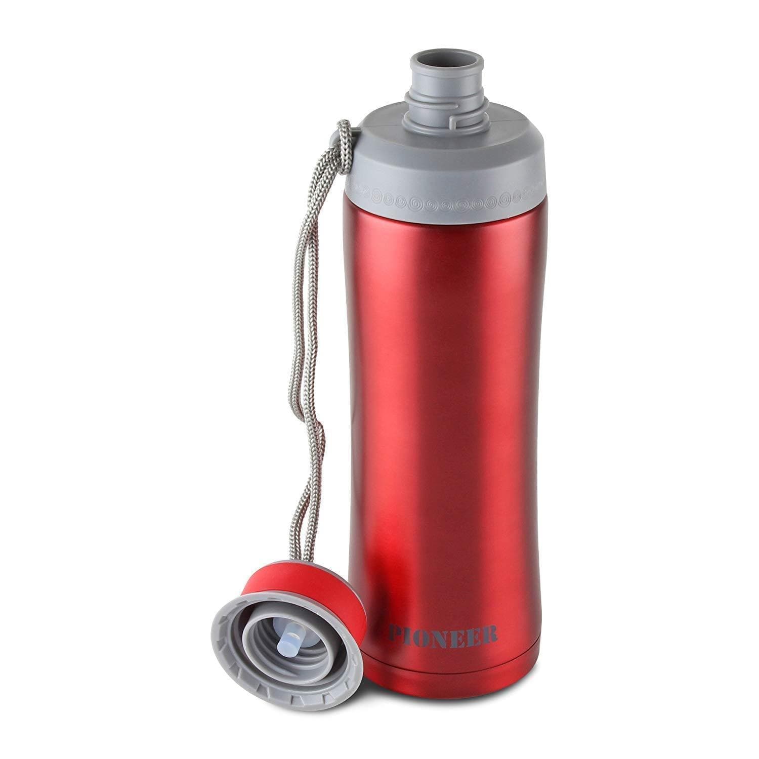 Grunwerg Vacuum Sports Flask - Metallic Red - SHD450MR - Jashanmal Home
