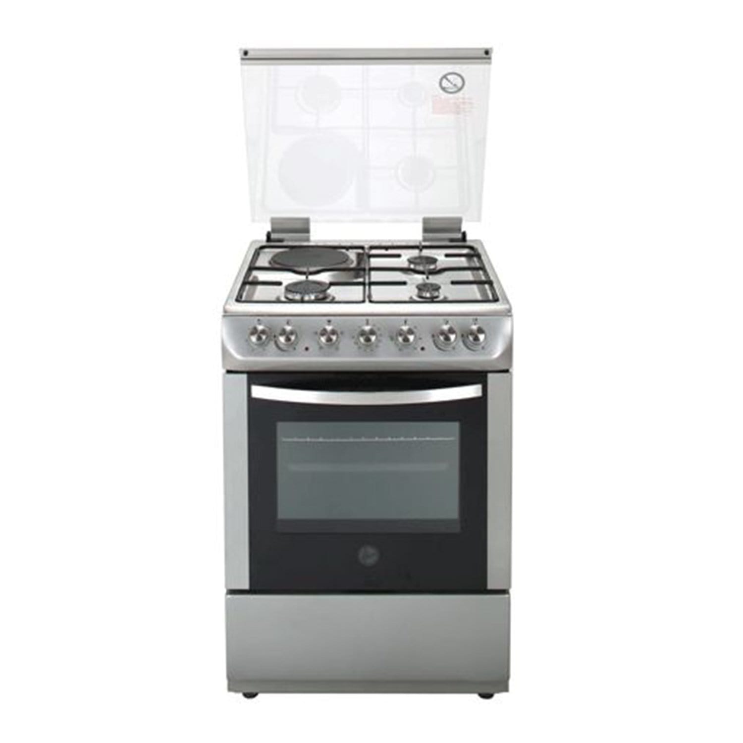Hoover Gas Cooker with Electric Oven - Silver - MGC60.00S - Jashanmal Home